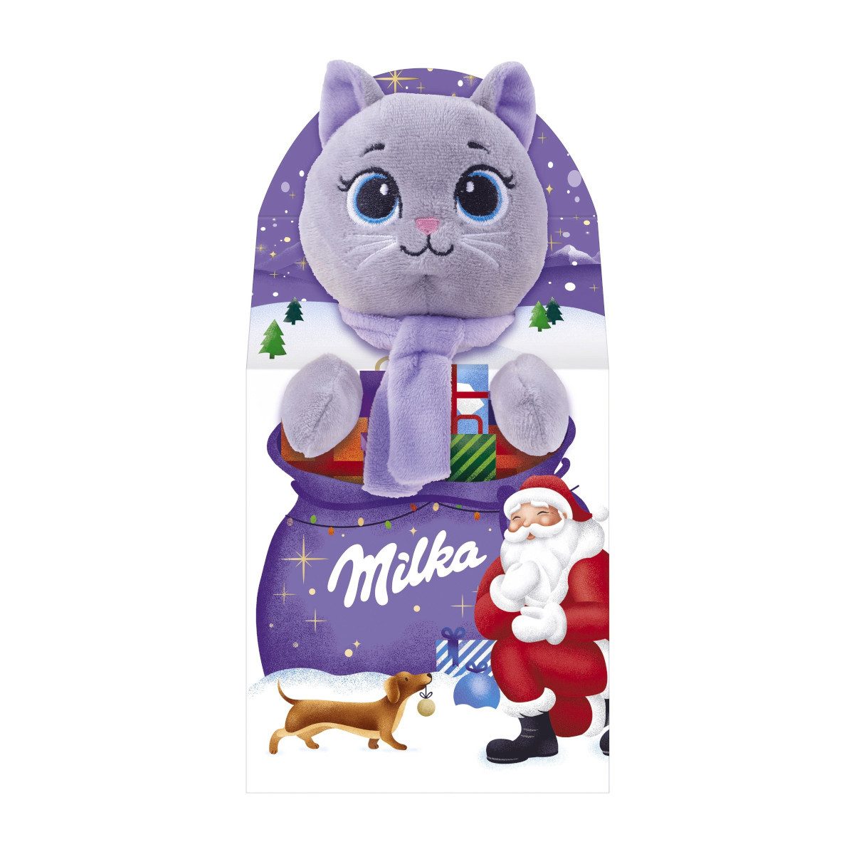 MILKA Schokolade, Milka Plüschtier Magic Mix feine Alpenmilch Schokoladenmischung 96g