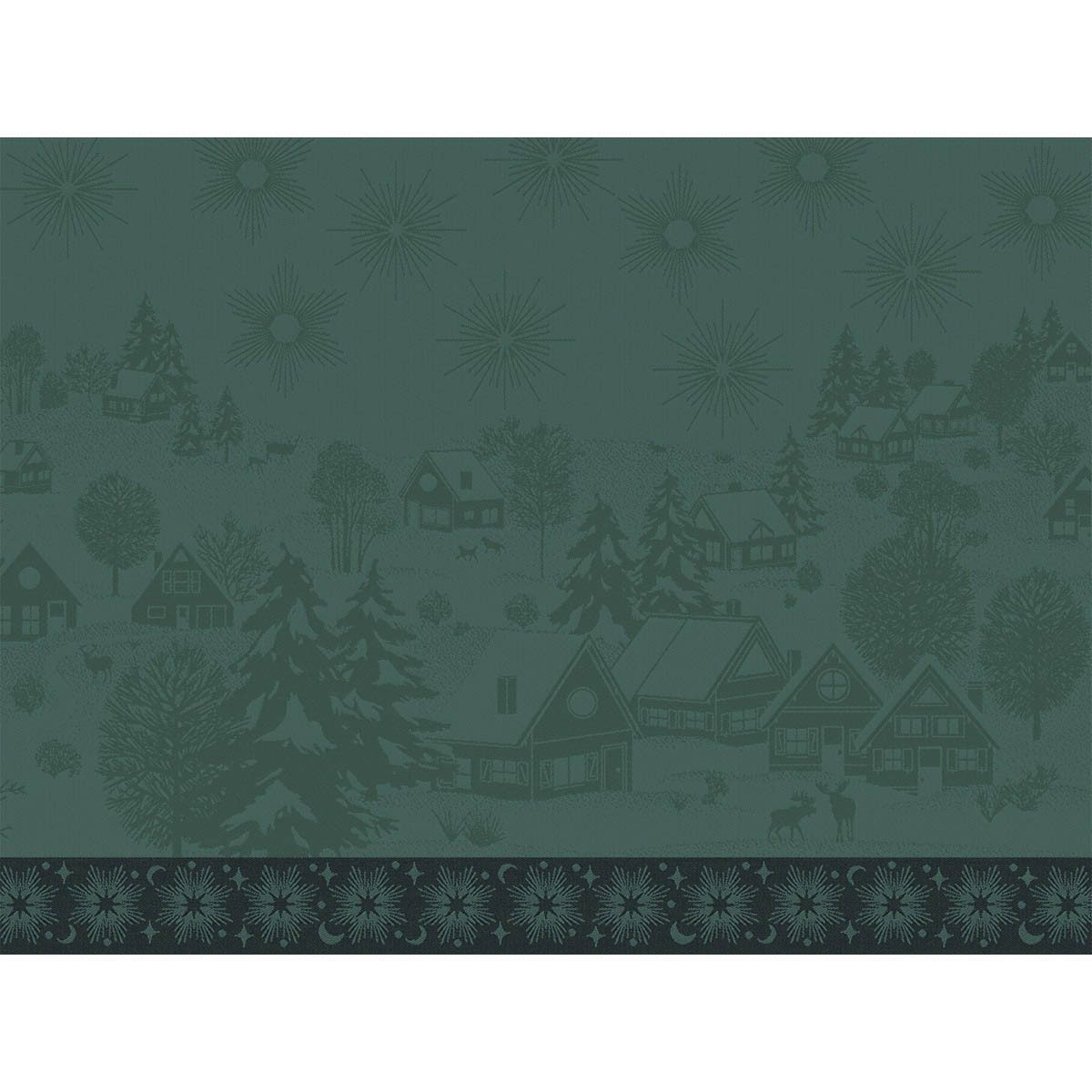 Le Jacquard Francais Platzset Tischsets (2x Set) Sous Les Étoiles Gui 36x50 cm, (Set, 2-St)