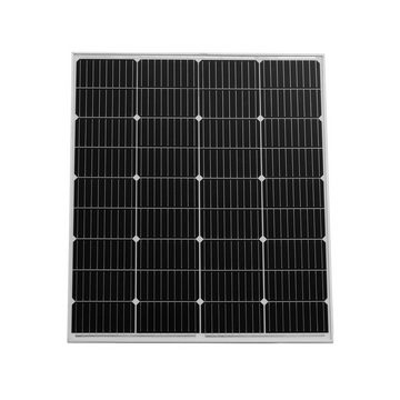 MSW Solarmodul Monkristallines Solarpanel 100W mit Bypass-Technologie