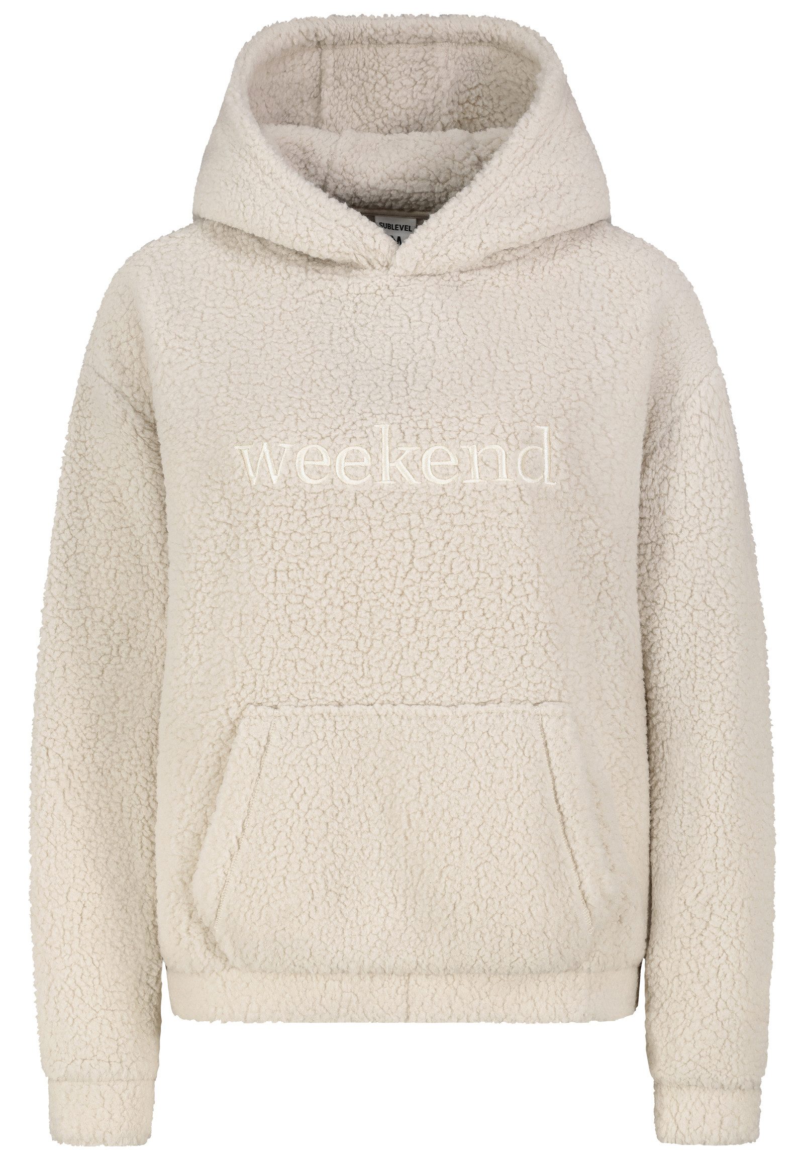 SUBLEVEL Fleecejacke Damen Leo Teddyfleece Kuschelig Übergangsjacke Jacke O günstig online kaufen