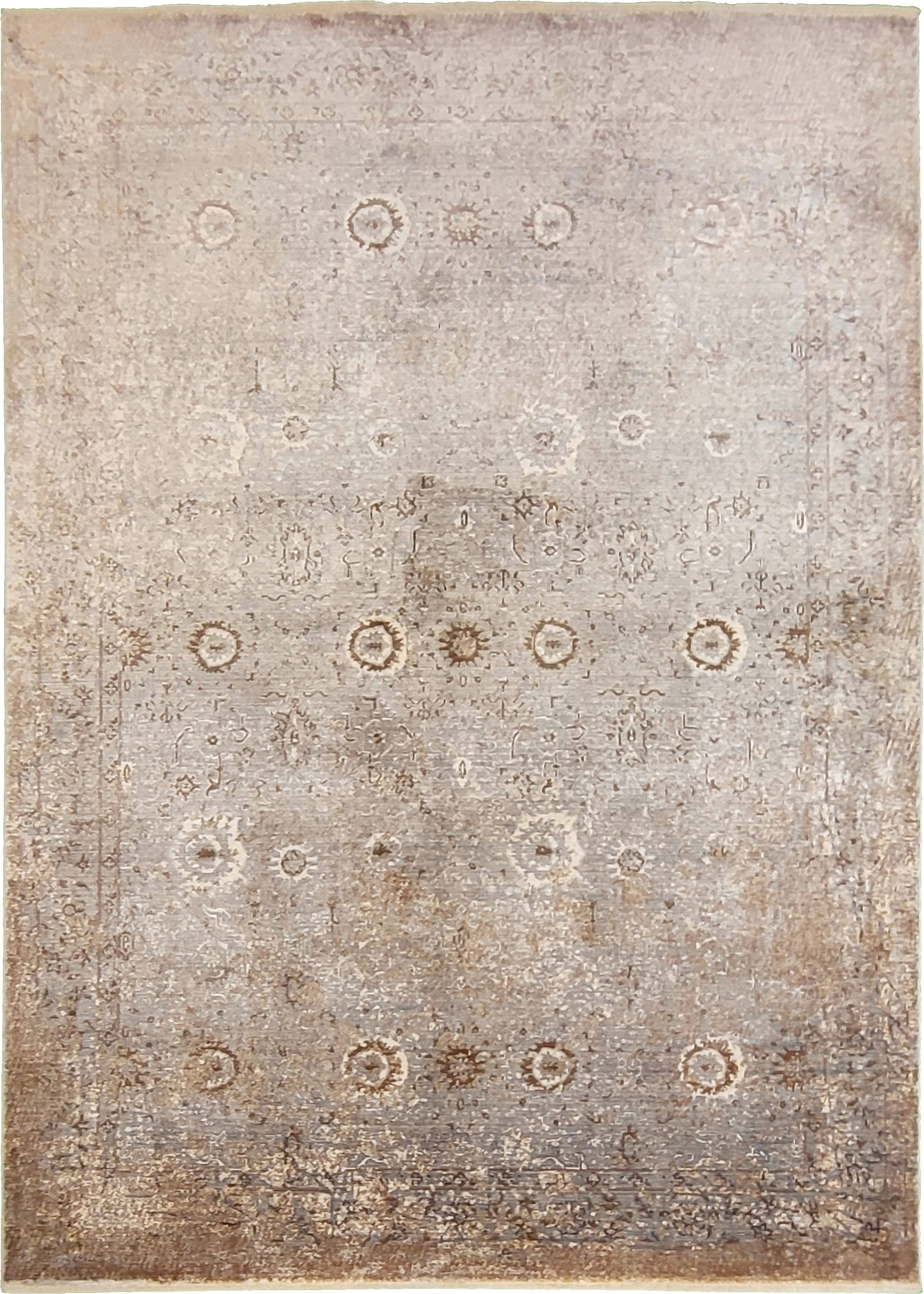 Rug Studios Teppich ASKANIA HERITAGE FM51A, Rechteckig, Höhe: 10 mm, modern, 40 x 60 cm, Grau / Creme