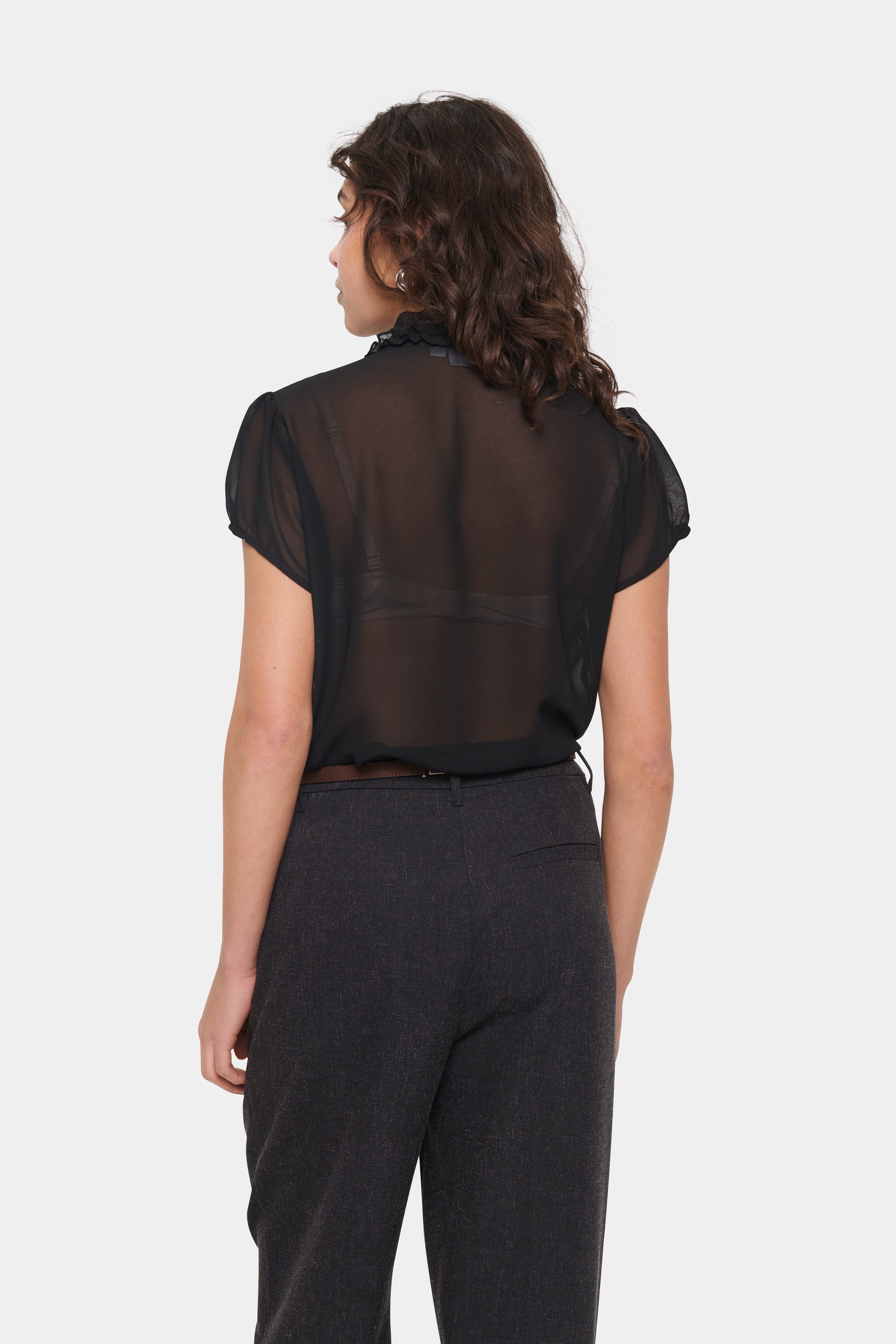 Saint Tropez Chiffonbluse LiljaSZ SS Shirt günstig online kaufen