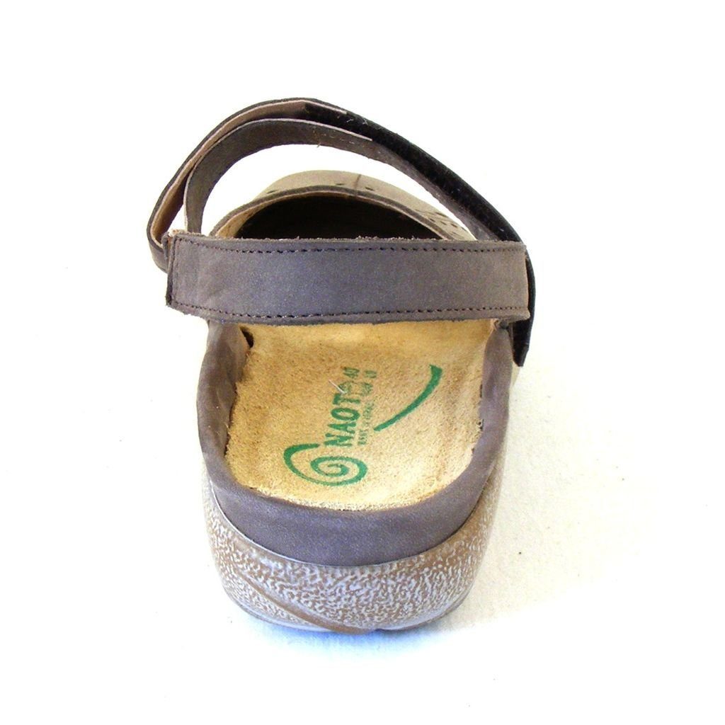 Nubuk Naot Damen NAOT Sandalen Leder Schuhe Fußbett 17975 Sandalette hellbraun Rari