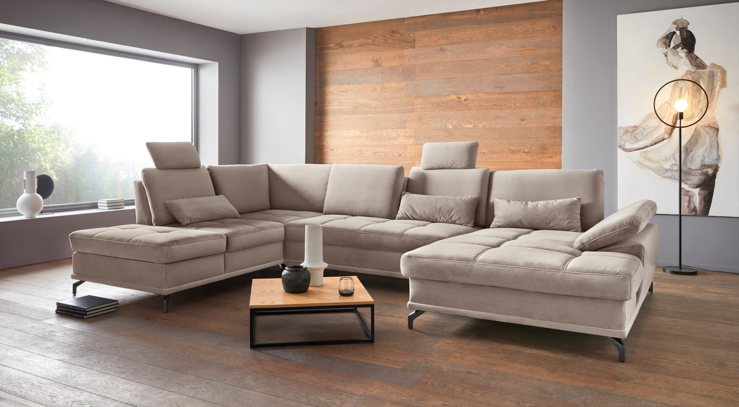 Wohnlandschaft Samtsofa