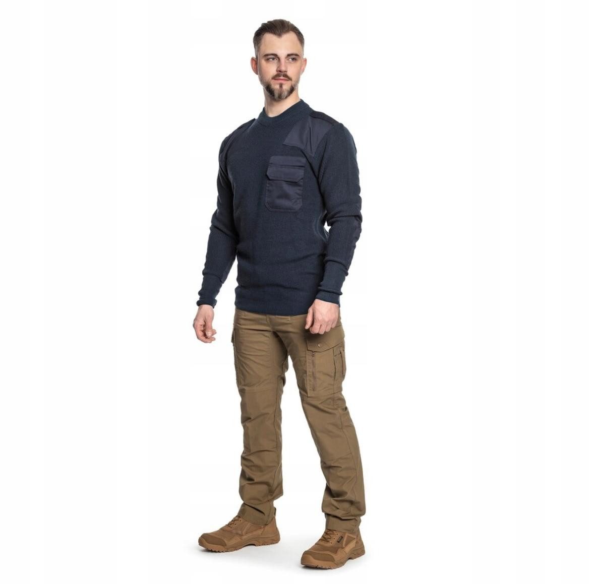 NERS Strickpullover aus Merinowolle für Herren, Hochwertiger Strick und Arbeitspullover Ideal für Freizeit und Arbeit