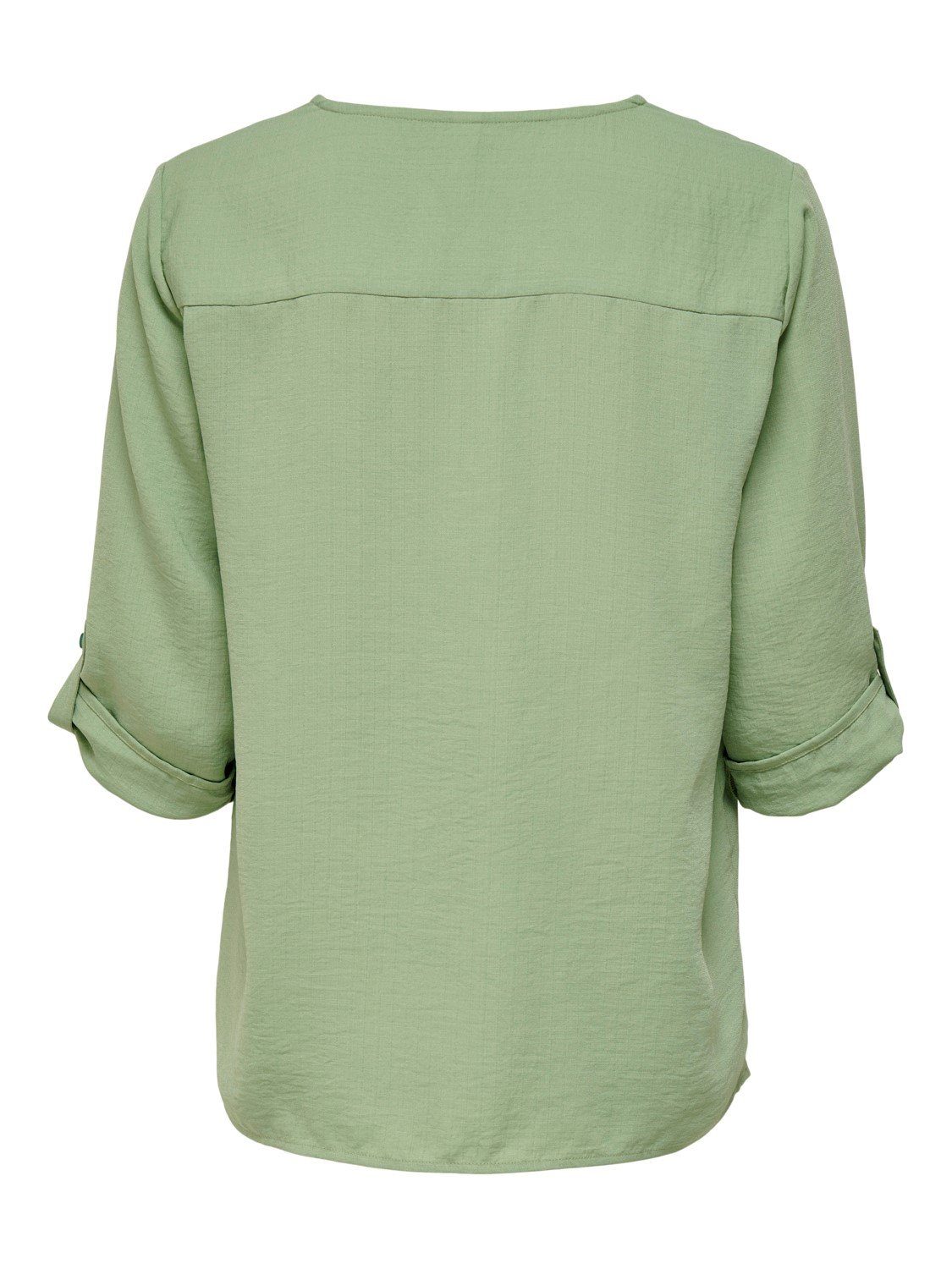 Design Freizeit 3703 Bluse Shirt TOP Blusenshirt in (1-tlg) Hemd de JDYDIVYA JACQUELINE V-Neck YONG Hellgrün