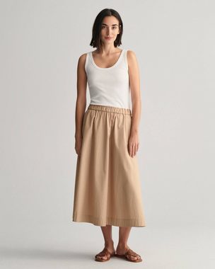 Gant A-Linien-Rock Damen Midirock LIGHTWEIGHT CHINO SKIRT (1-tlg)