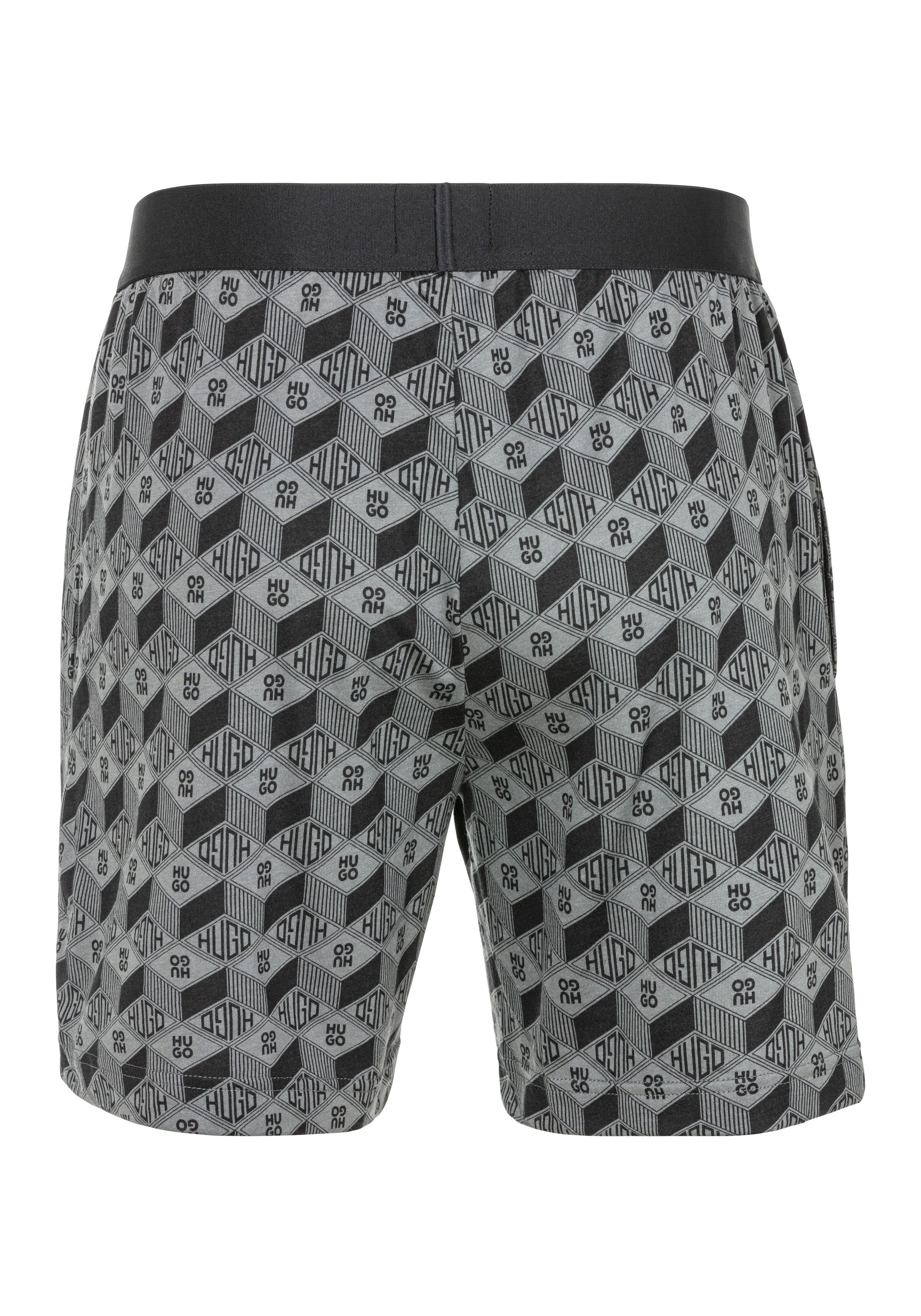 HUGO Pyjamashorts mit durchgehenden Logo günstig online kaufen
