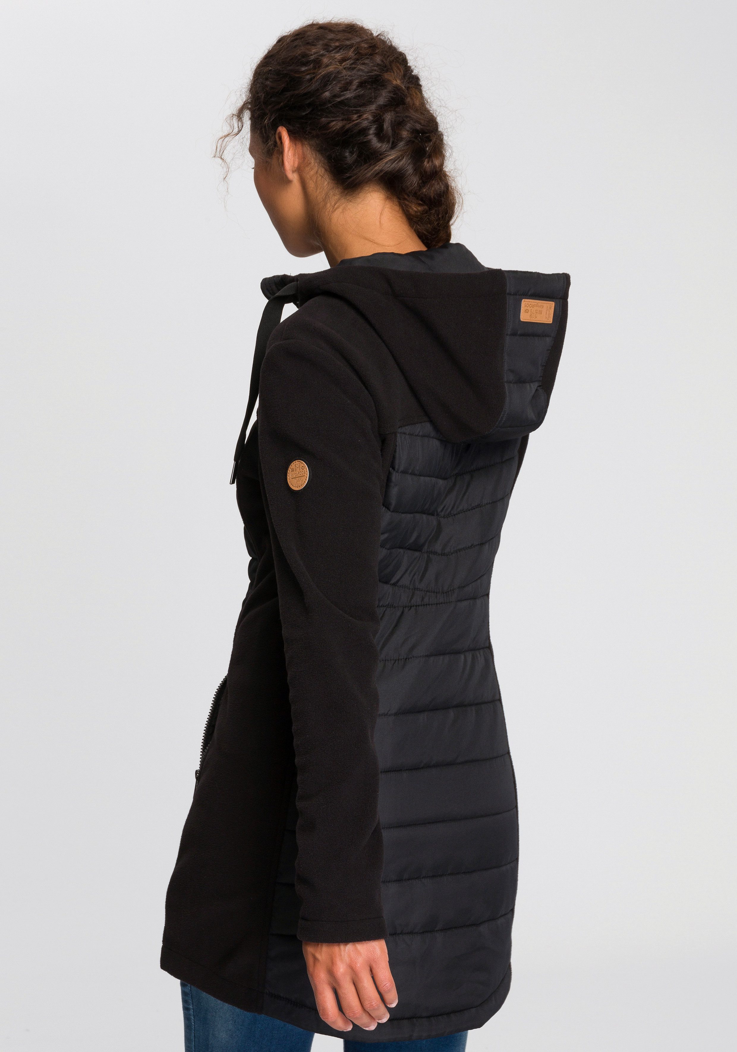 KangaROOS Langjacke Hybridjacke - Fleecejacke mit wattierten Bereichen – Bild 5 von 5