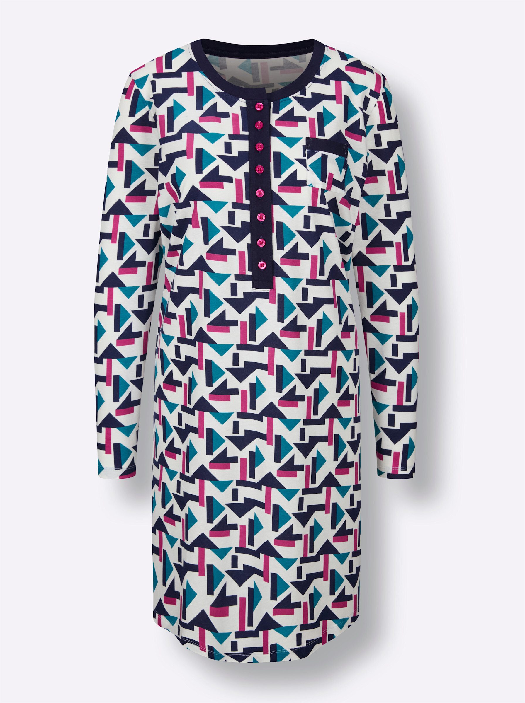 Witt Nachthemd Sleepshirt Langarm