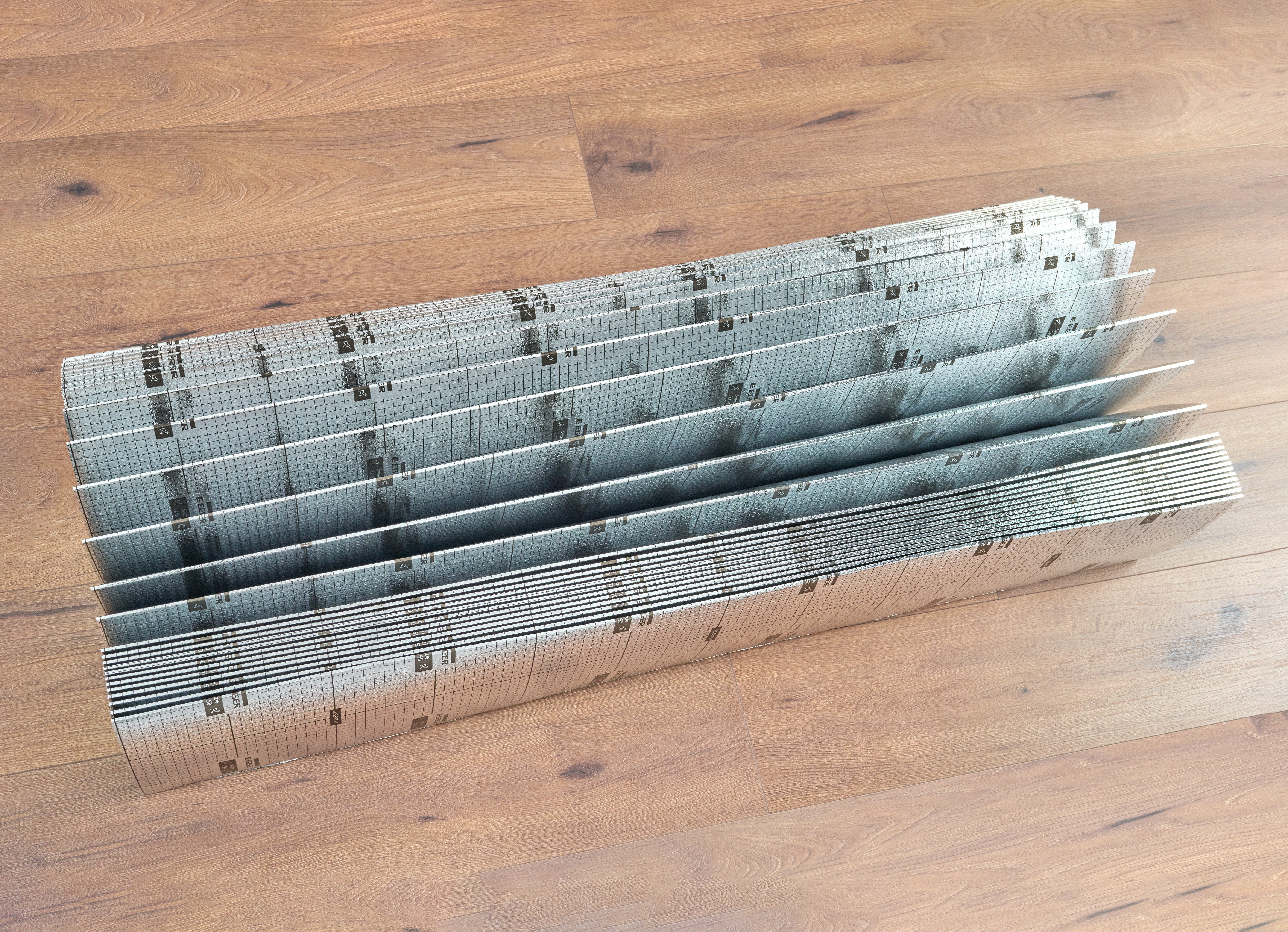 EGGER Trittschalldämmplatte Unterlagsmatte Silenzio Easy Aqua Stop SD, 2,00 mm, 15,00 m², Integrierte Dampfbremse