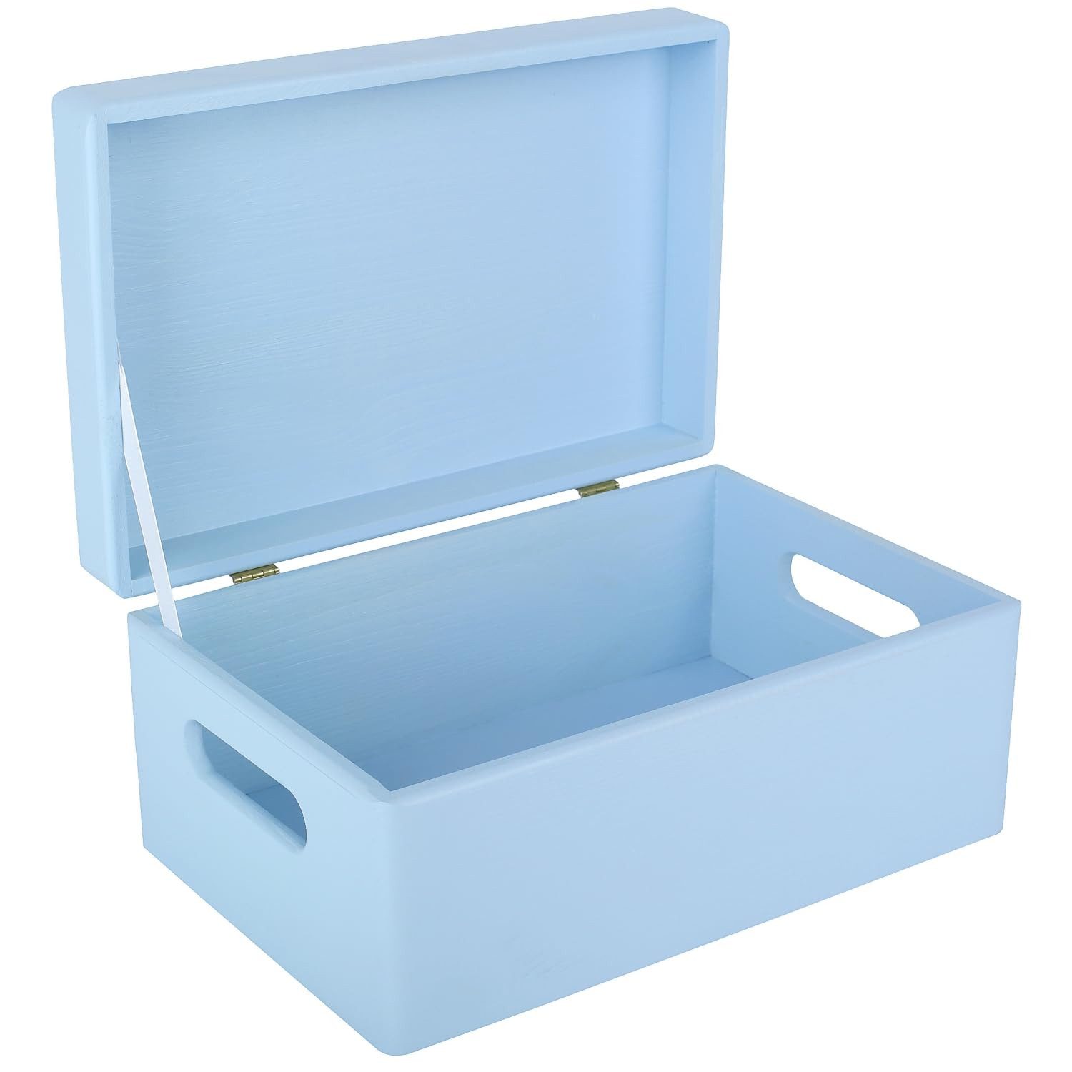 Creative Deco Holzkiste mit Deckel 30x20x14 cm (1cm) Erinnerungsbox