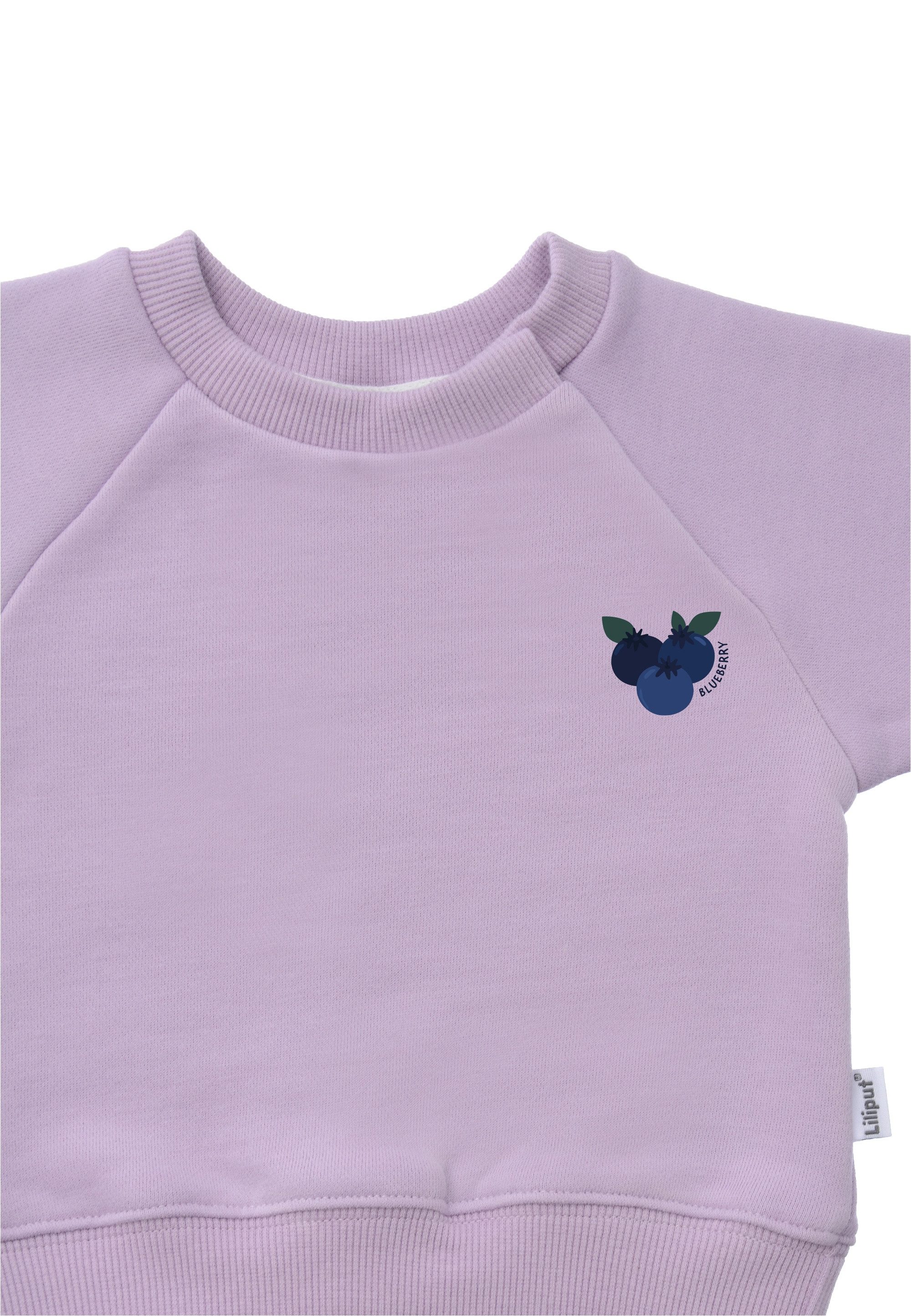 Liliput Sweatshirt Blaubeere mit Bündchen am Ärmel