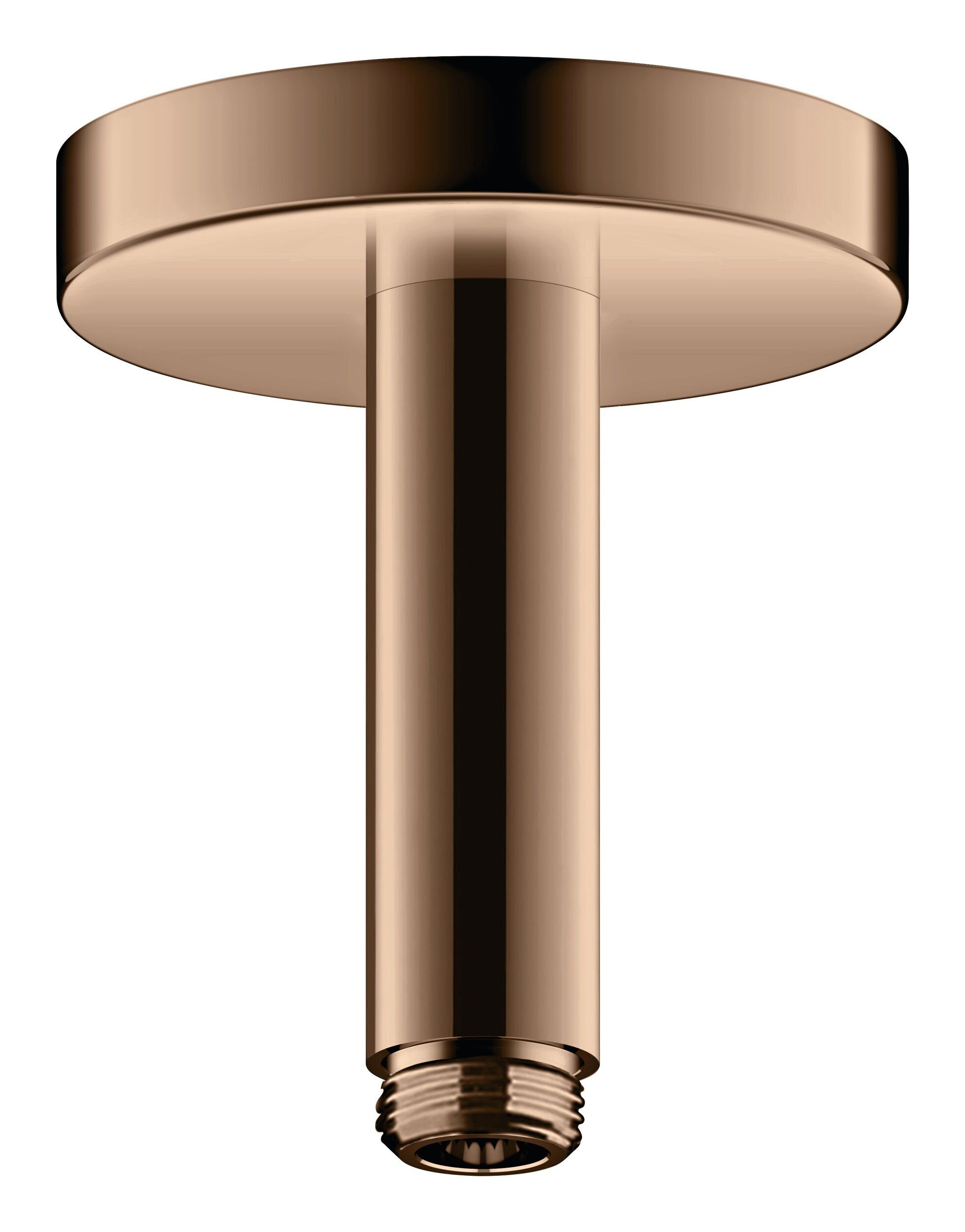 hansgrohe Deckenanschlussrohr Axor ShowerSolutions, Deckenanschluss 100 mm - Polished Red Gold