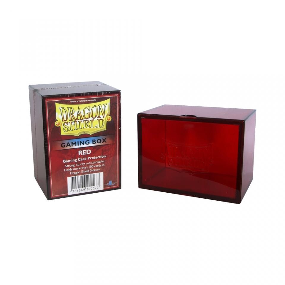 Arcane Tinmen Spiel, Dragon Shield - Gaming Box 100+ - Rot