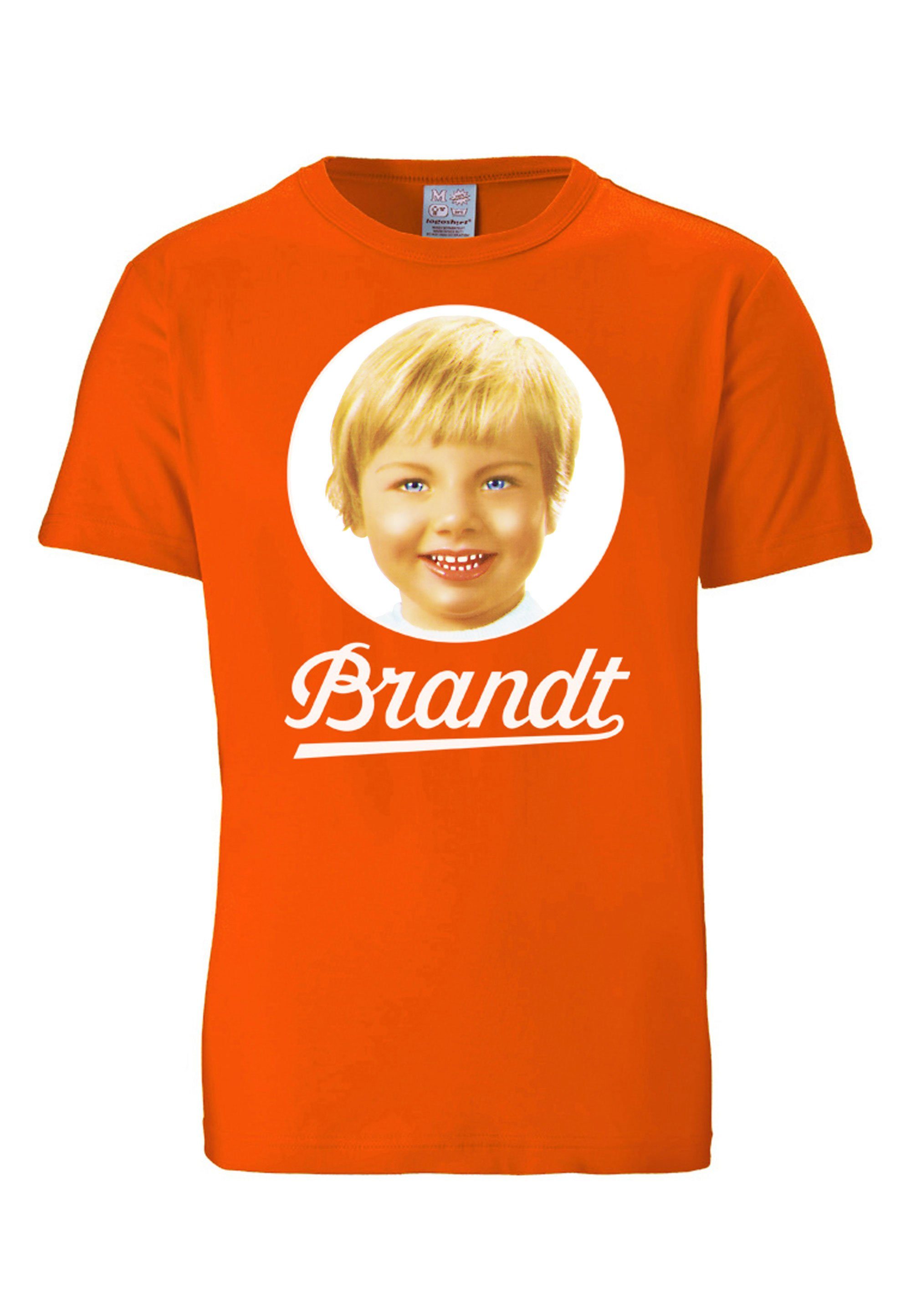 Retro-Aufdruck Zwieback LOGOSHIRT T-Shirt mit Brandt