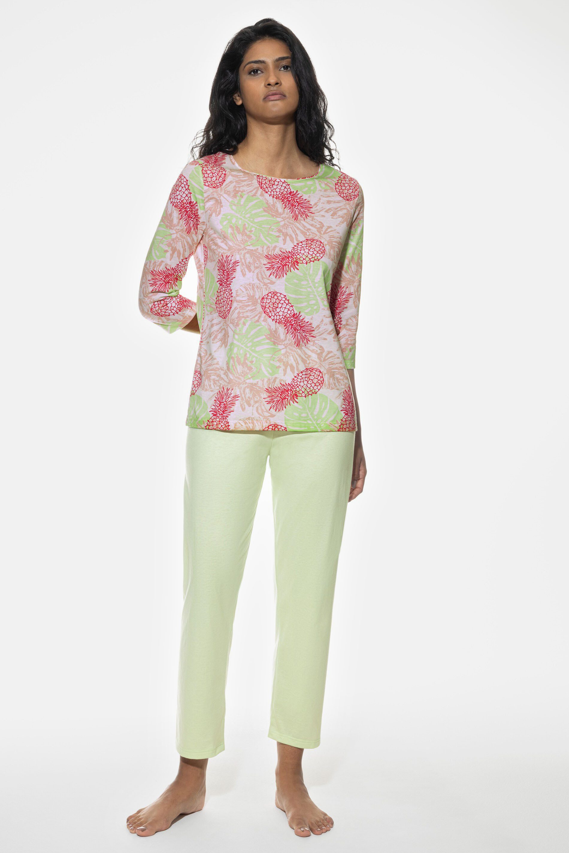 Mey Schlafanzug Mey Damen Pyjama Serie Pink Pineapple (2 tlg)