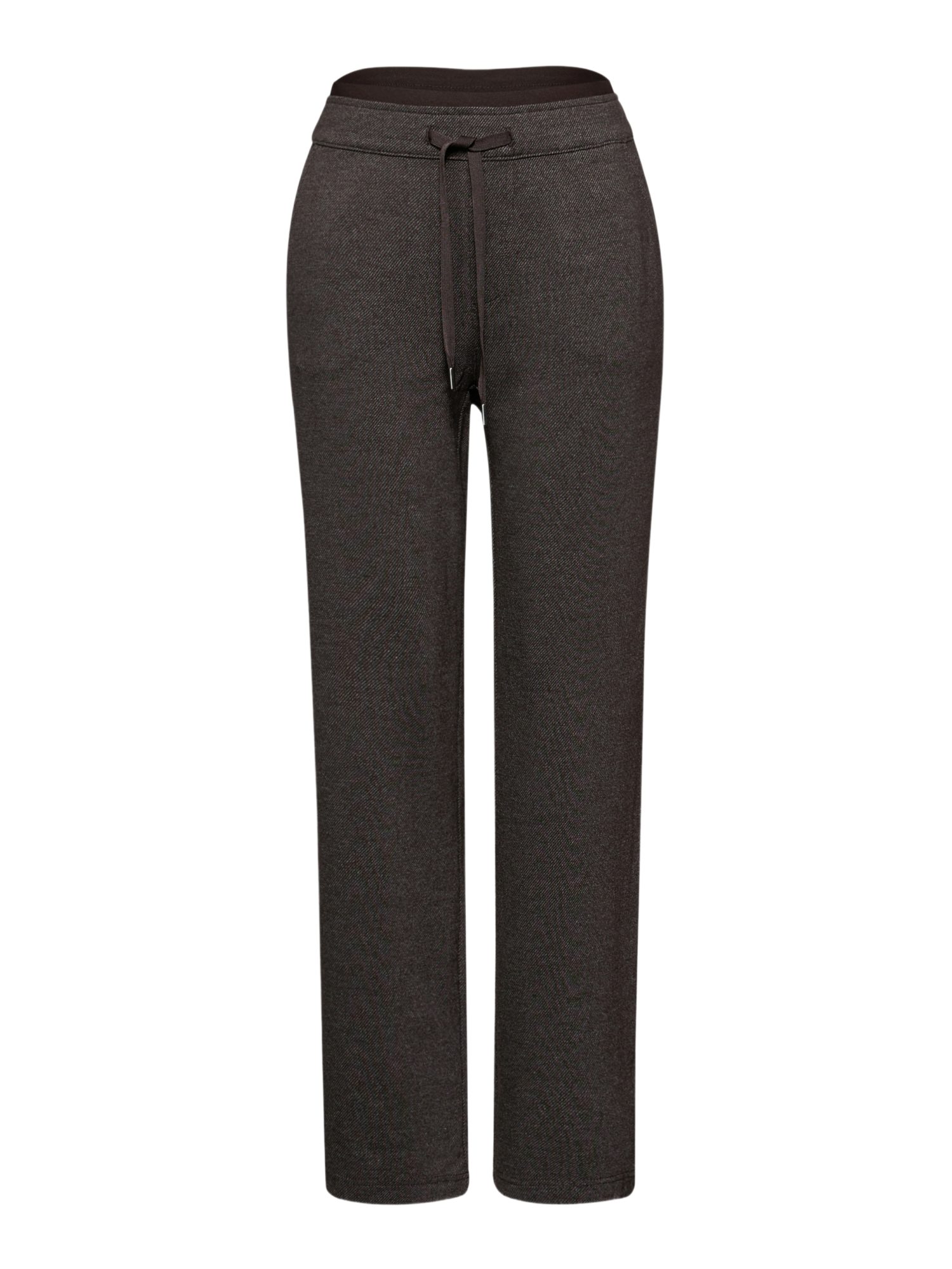 STREET ONE Stoffhose braun,Casual,Viskose,Unifarben,Straight Leg,Mittel