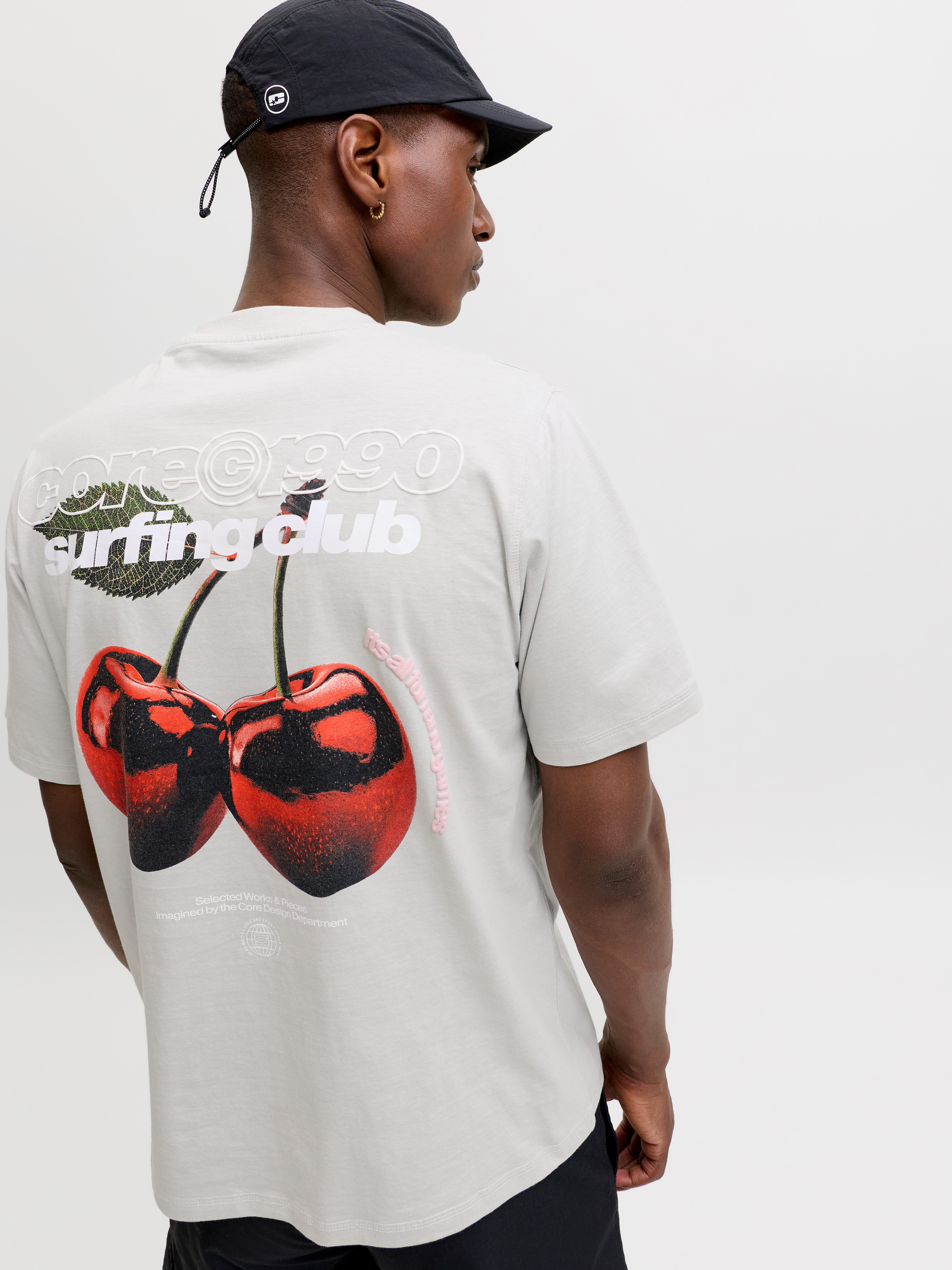 T-Shirt JCOMARINA BACK PRINT TEE SS CREW NECK