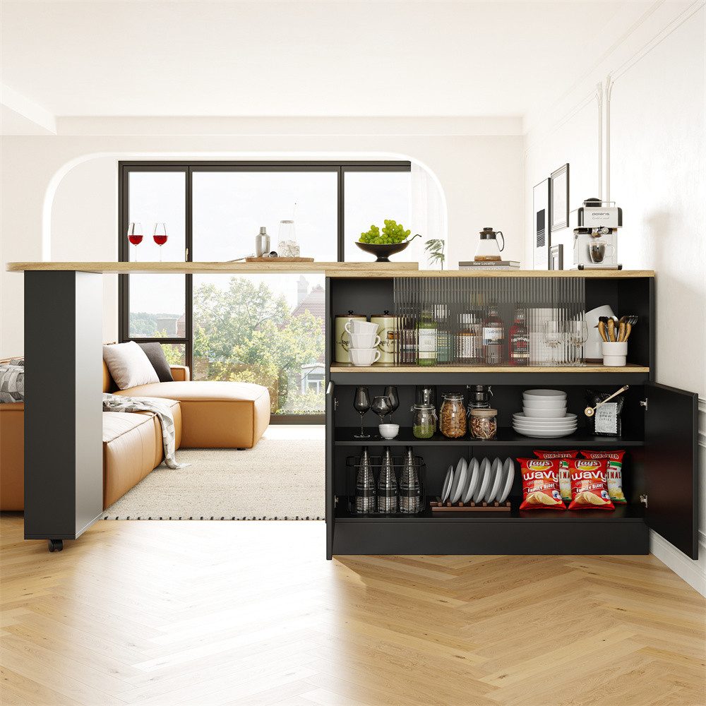 MODFU Bartisch 360° drehbares Sideboard (Barschrank günstig online kaufen