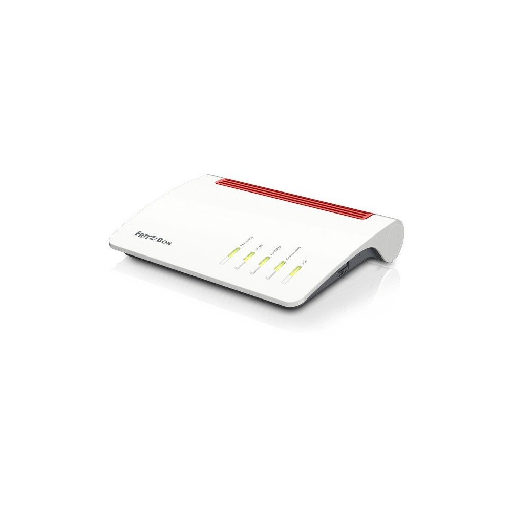 AVM FRITZ!Box 7590 international - WLAN Router - weiß/rot WLAN-Router