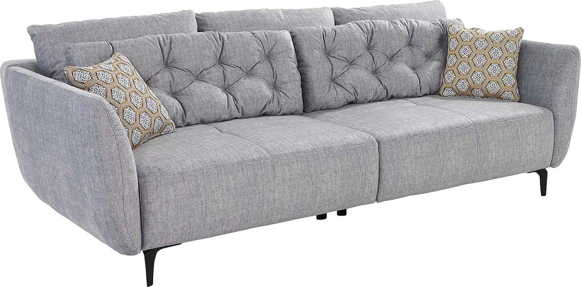 Jockenhöfer Gruppe Big-Sofa "Spa, im Retrolook mit Wellenfederung", und fre günstig online kaufen