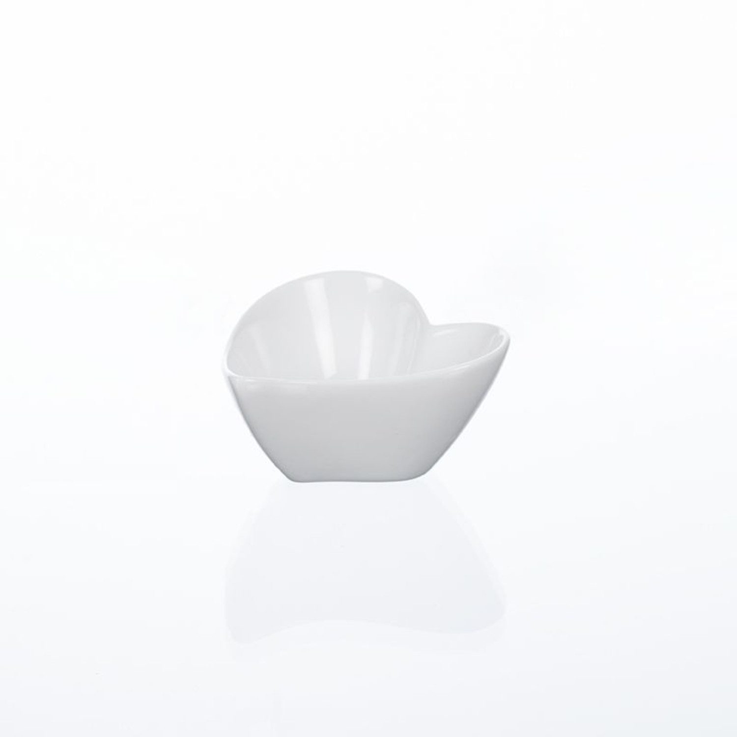 Sandra Rich Dekoschale Heart, Höhe: 4cm, Farbe: Weiß, Motiv: Herz
