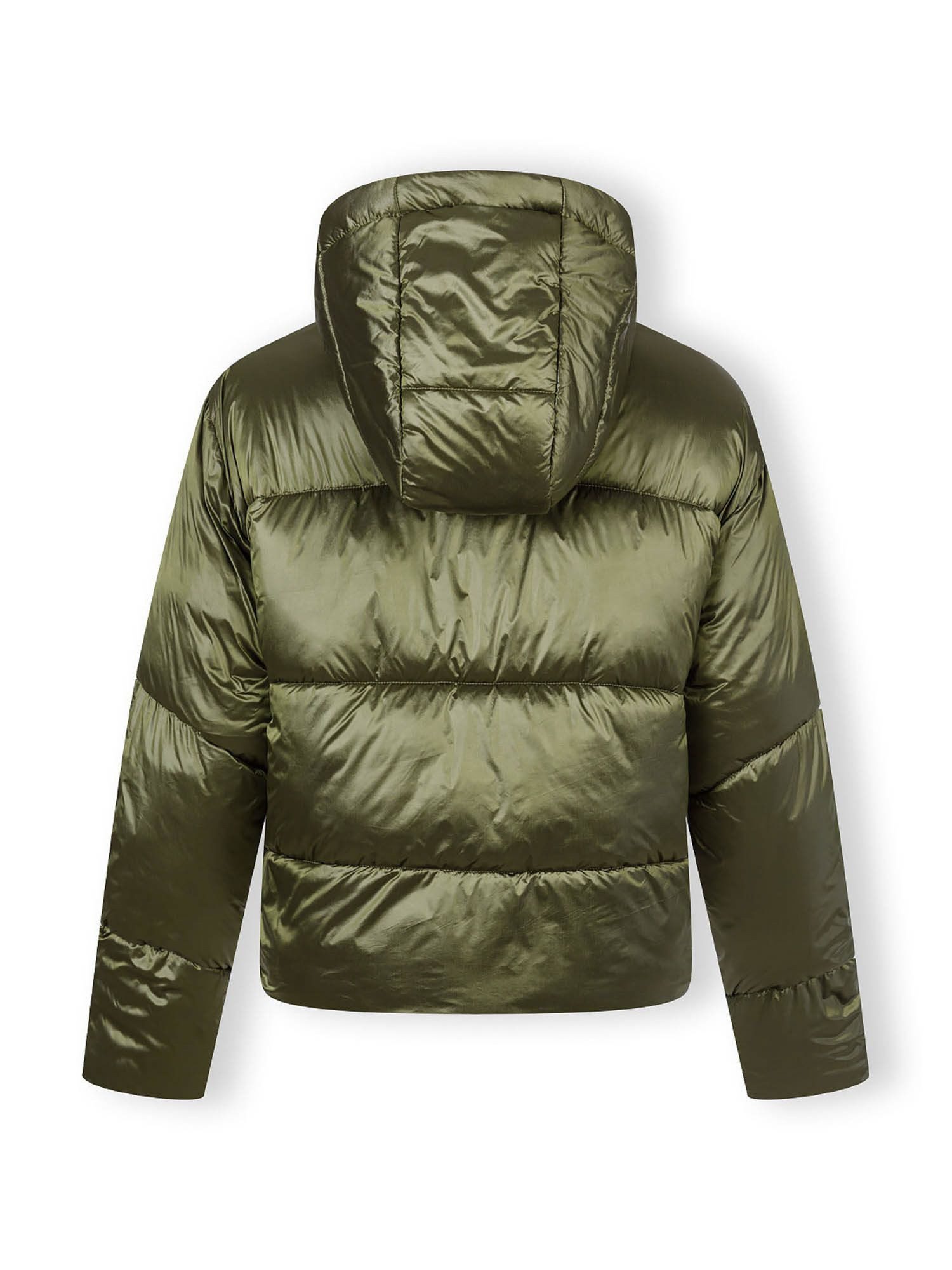 Respect Winterjacke Kurze Steppjacke mit Kapuze und Doppelverschluss (XS-XXL)