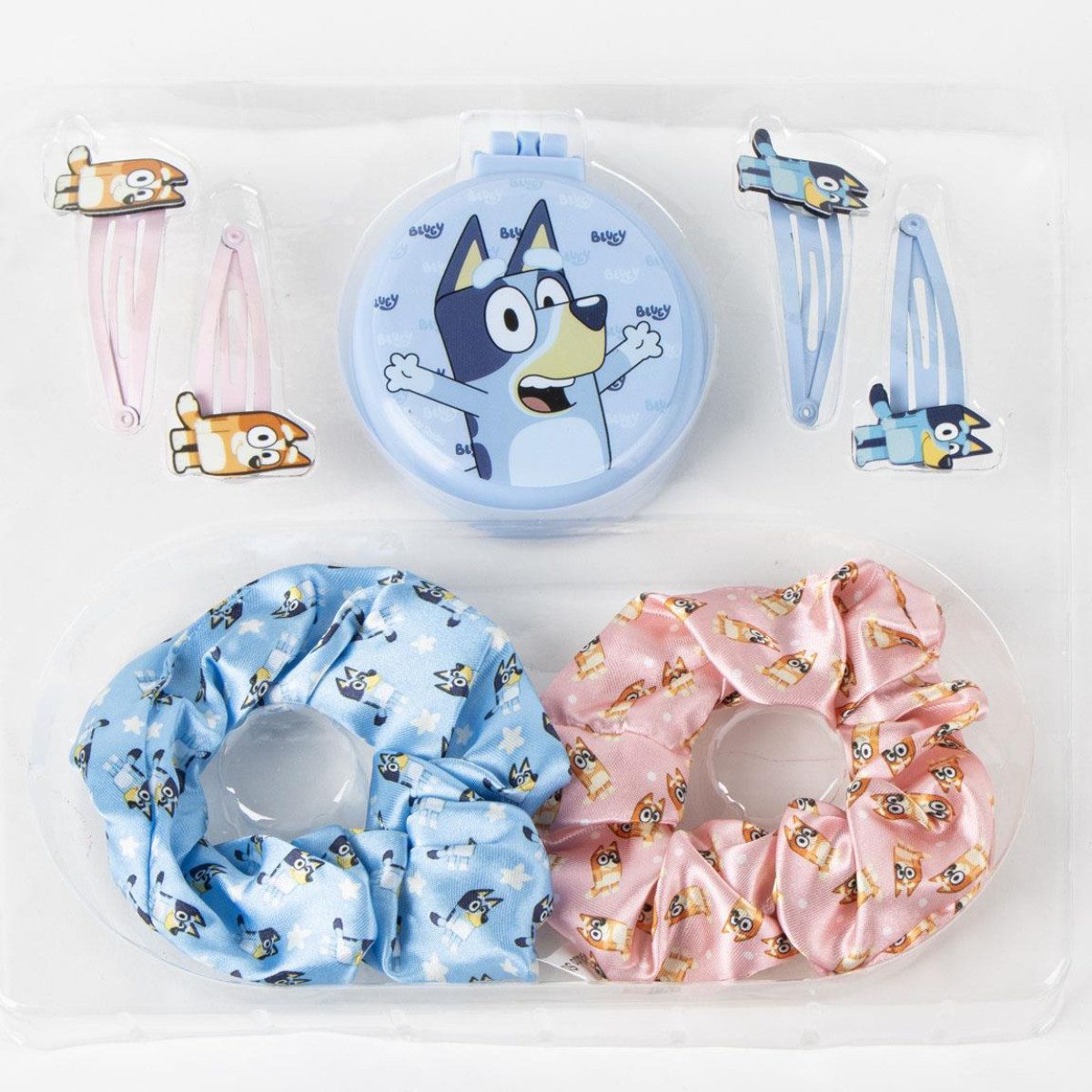Cerda Haarstyling-Set Bluey Beauty Set 7-teilig Haarpflege Zubehör, Kinder Accessorie, 7-tlg.