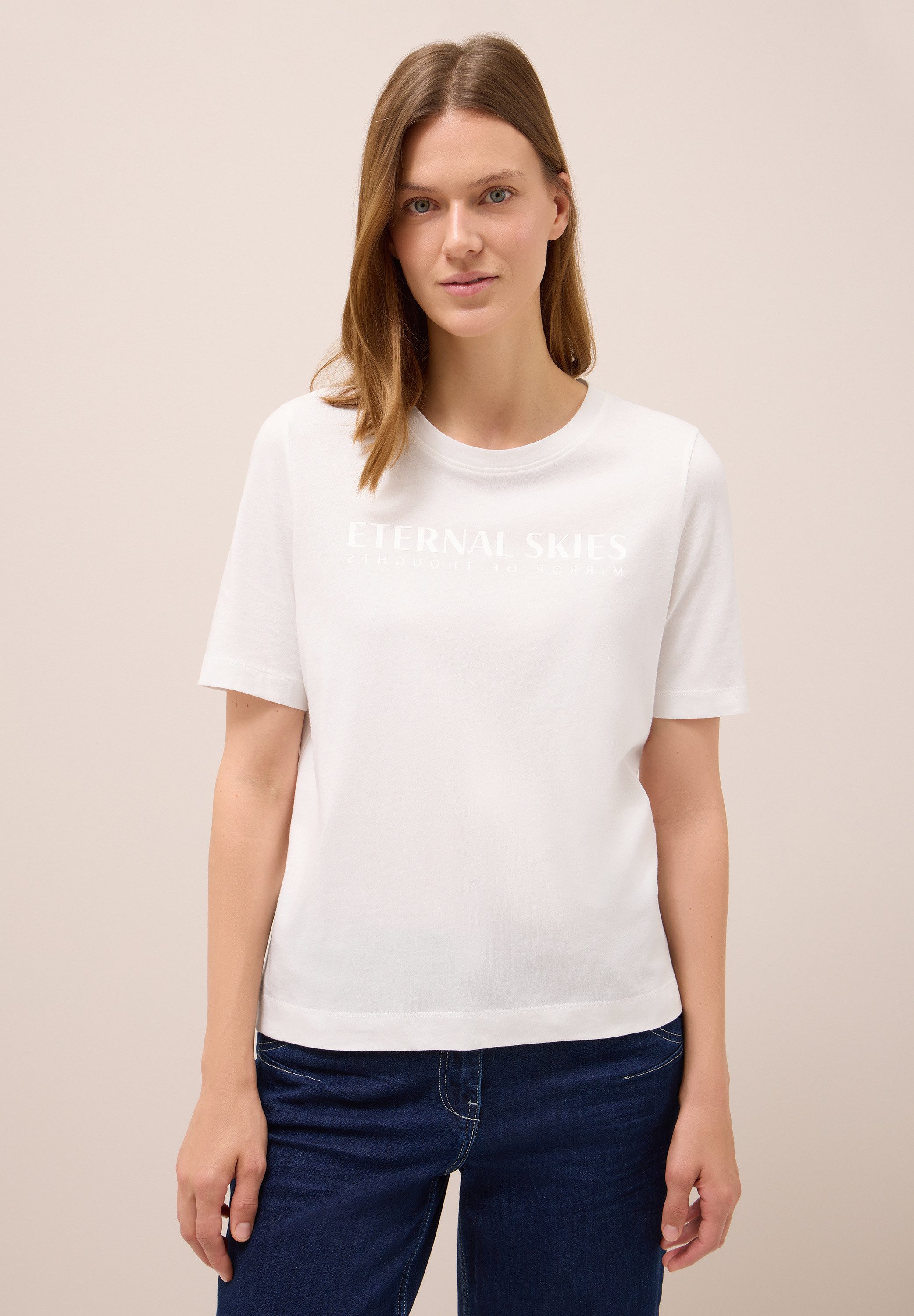 CECIL T-Shirt aus reiner Baumwolle