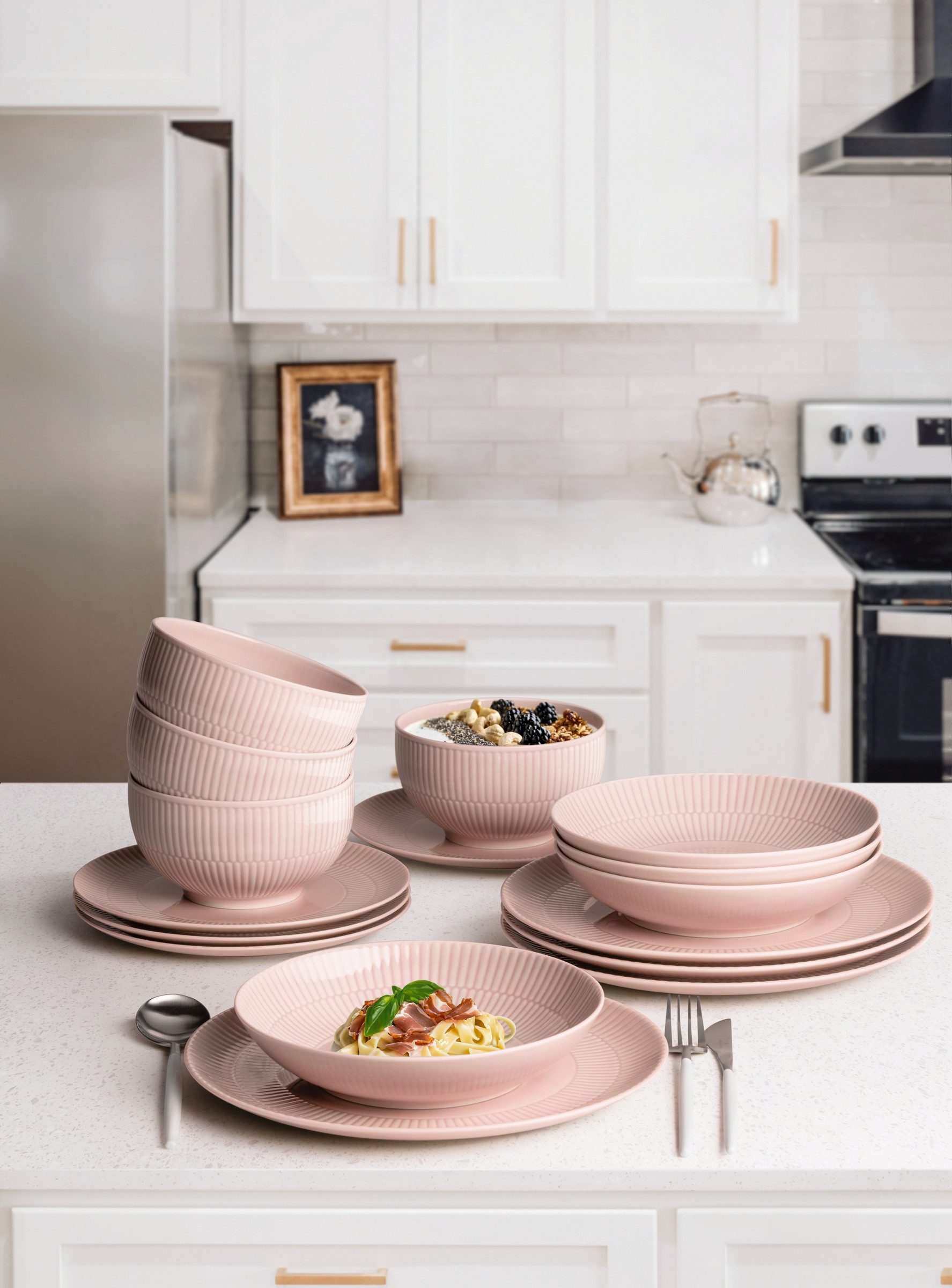 Seltmann Weiden Becher Amina, 1-tlg., Porzellan, Kaffeebecher, Tasse, mit Relief