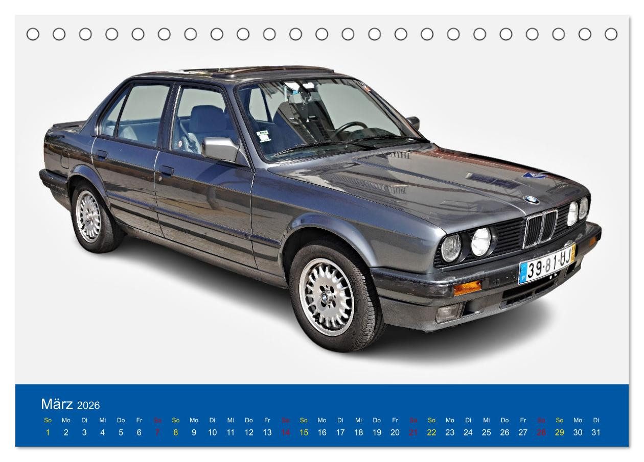 CALVENDO Wandkalender BMW Mein Favorit (Tischkalender 2026 DIN A5 quer), CALVENDO Monatskale