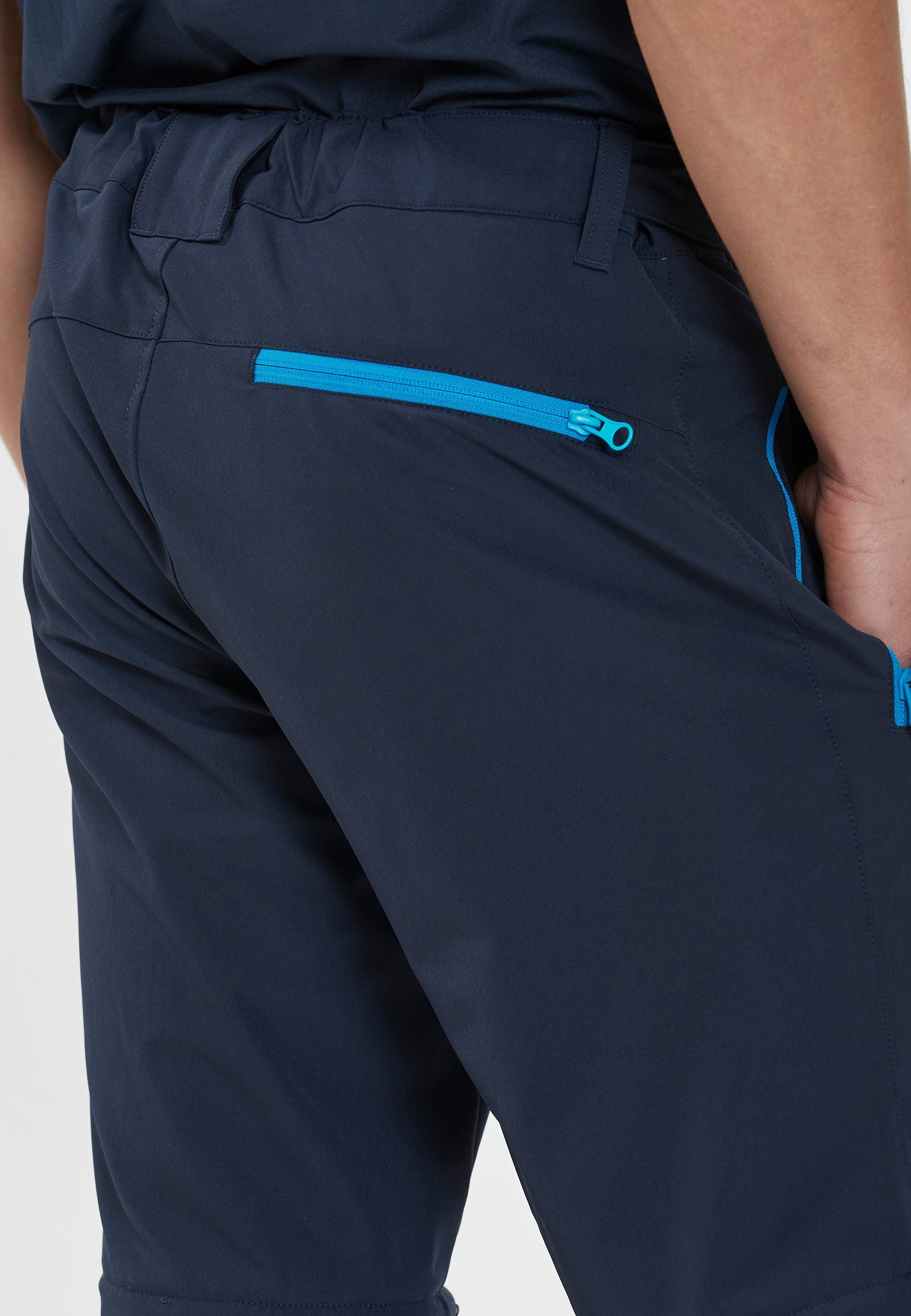 M dunkelblau Off Zip mit Cargohose WHISTLER Shorts-Funktion Pants SPENCER