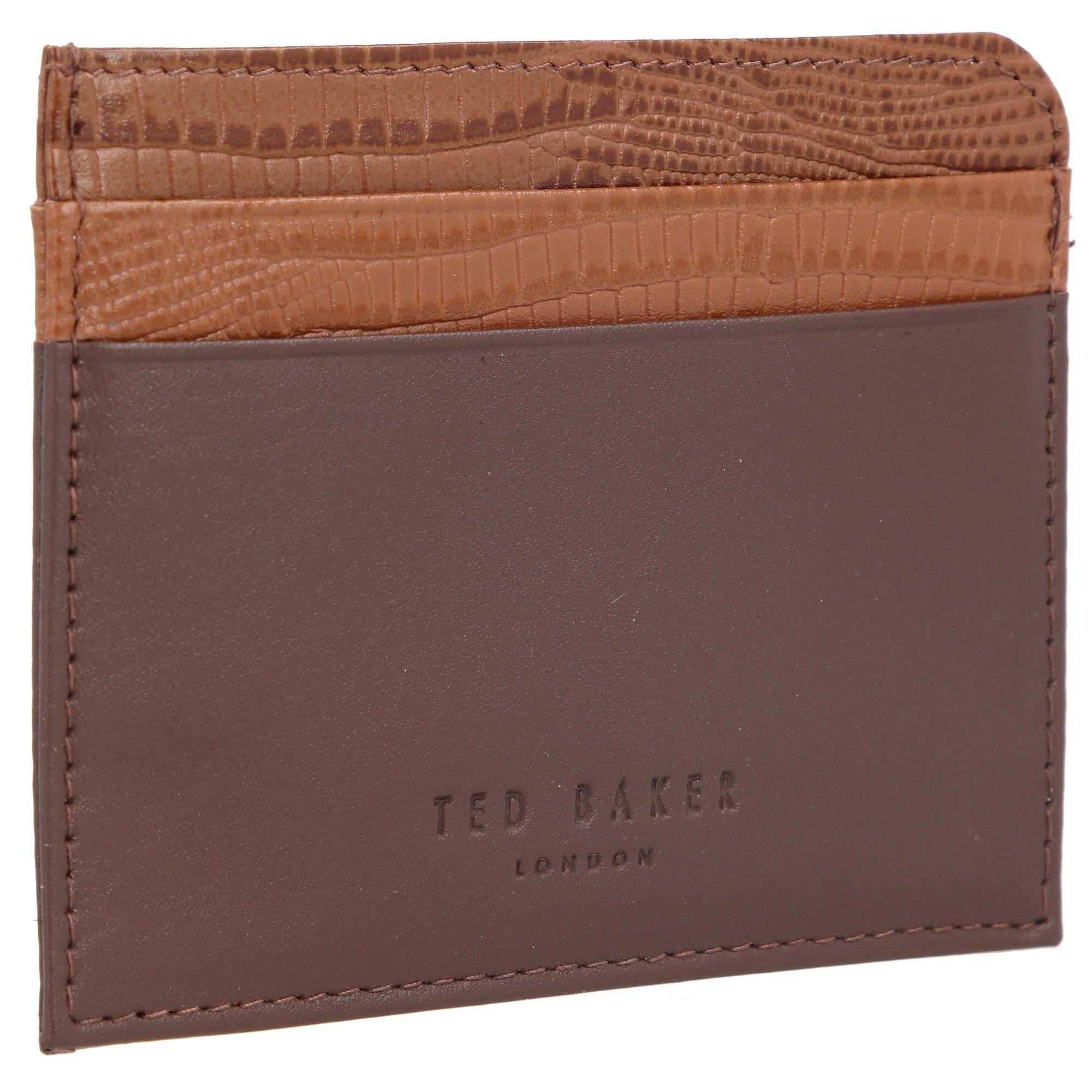 brn-choc Etui, Ted Baker Leder