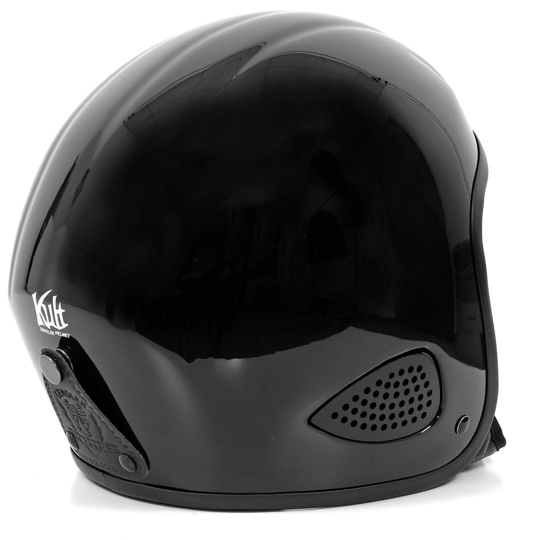 Bores Motorradhelm Gensler Kult Jethelm, Doppel-D-Verschluss