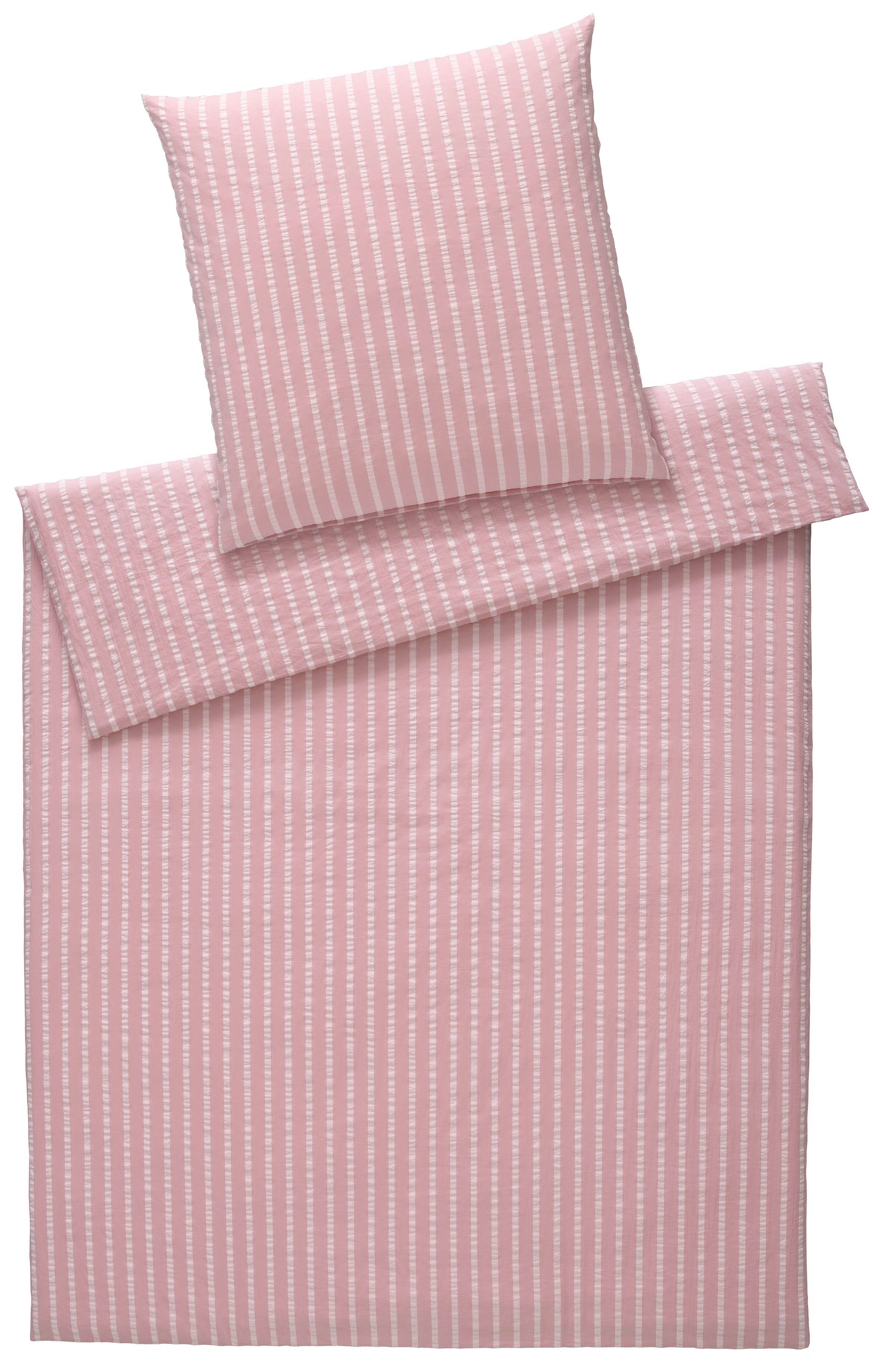 Elegante Bettwäsche Sandvig, Seersucker, 2 teilig, angenehmes Hautgefühl günstig online kaufen