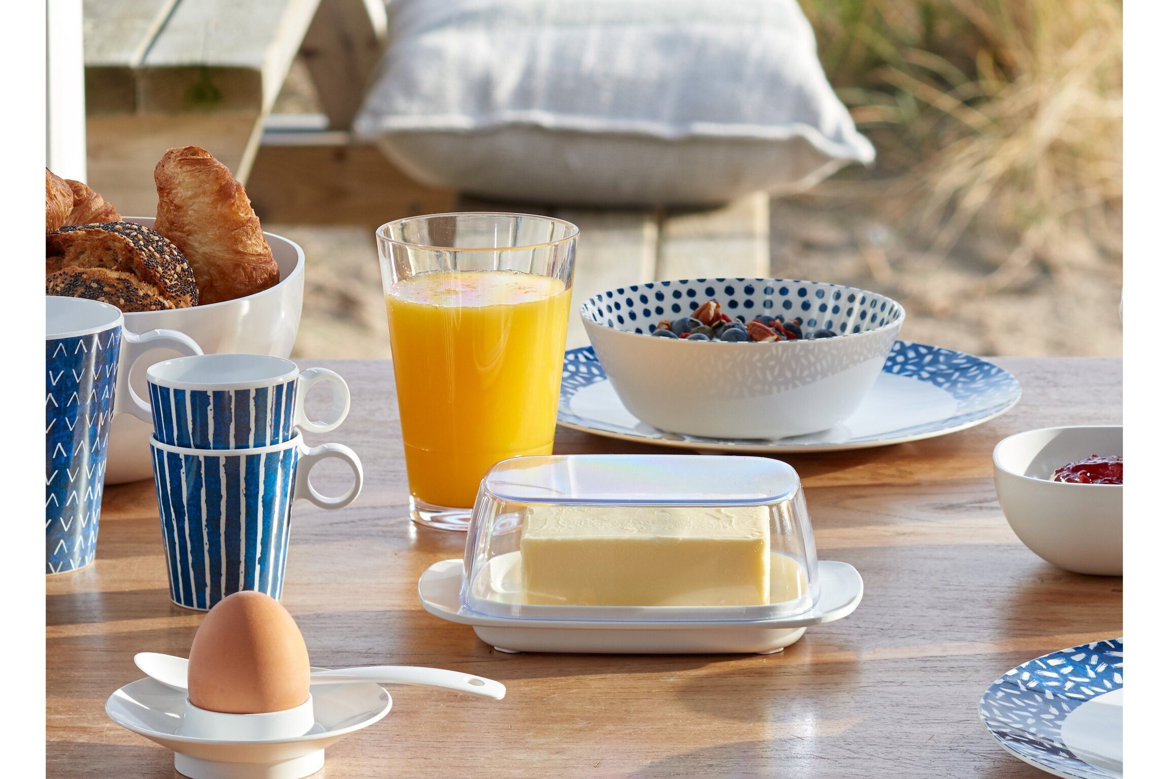 Mepal Butterdose Butterdose für 250 g Butter mit transparentem Deckel, Passt in Kühlschranktüre, spülmaschinenfest