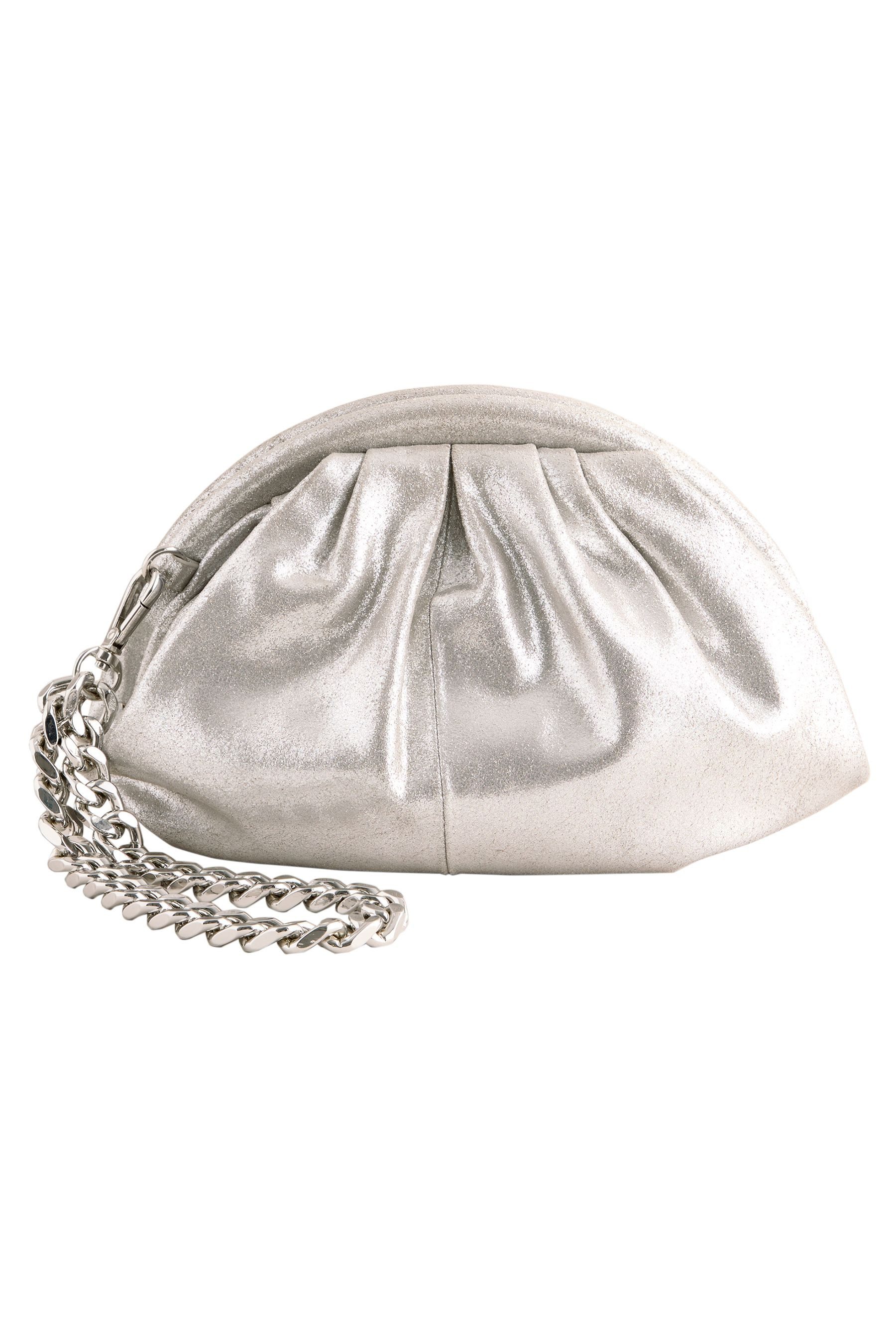 Next Clutch Clutch aus Leder mit günstig online kaufen