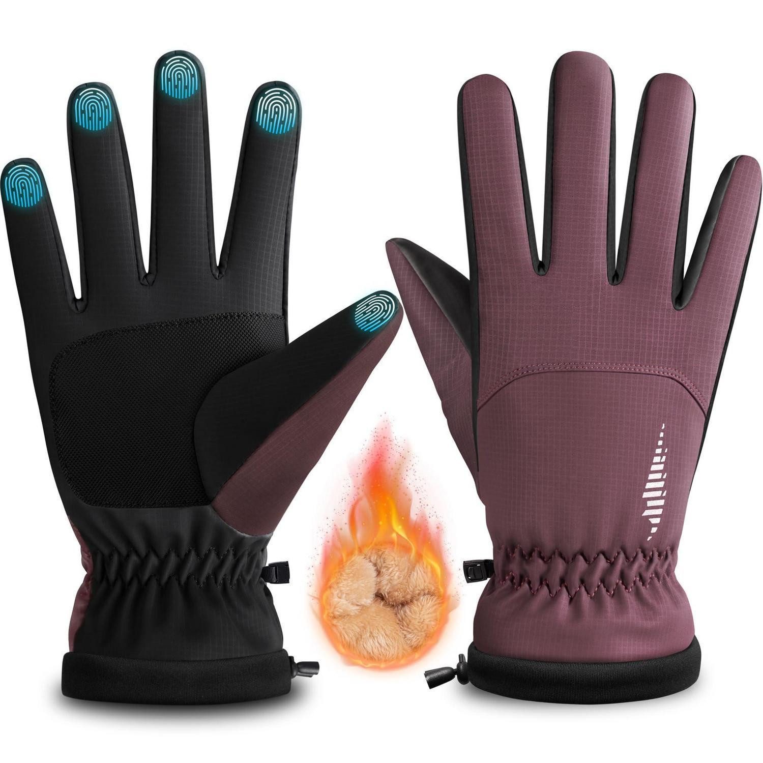 LuxusKollektion Skihandschuhe Winterhandschuhe Thermo Touchscreen S (1-St)