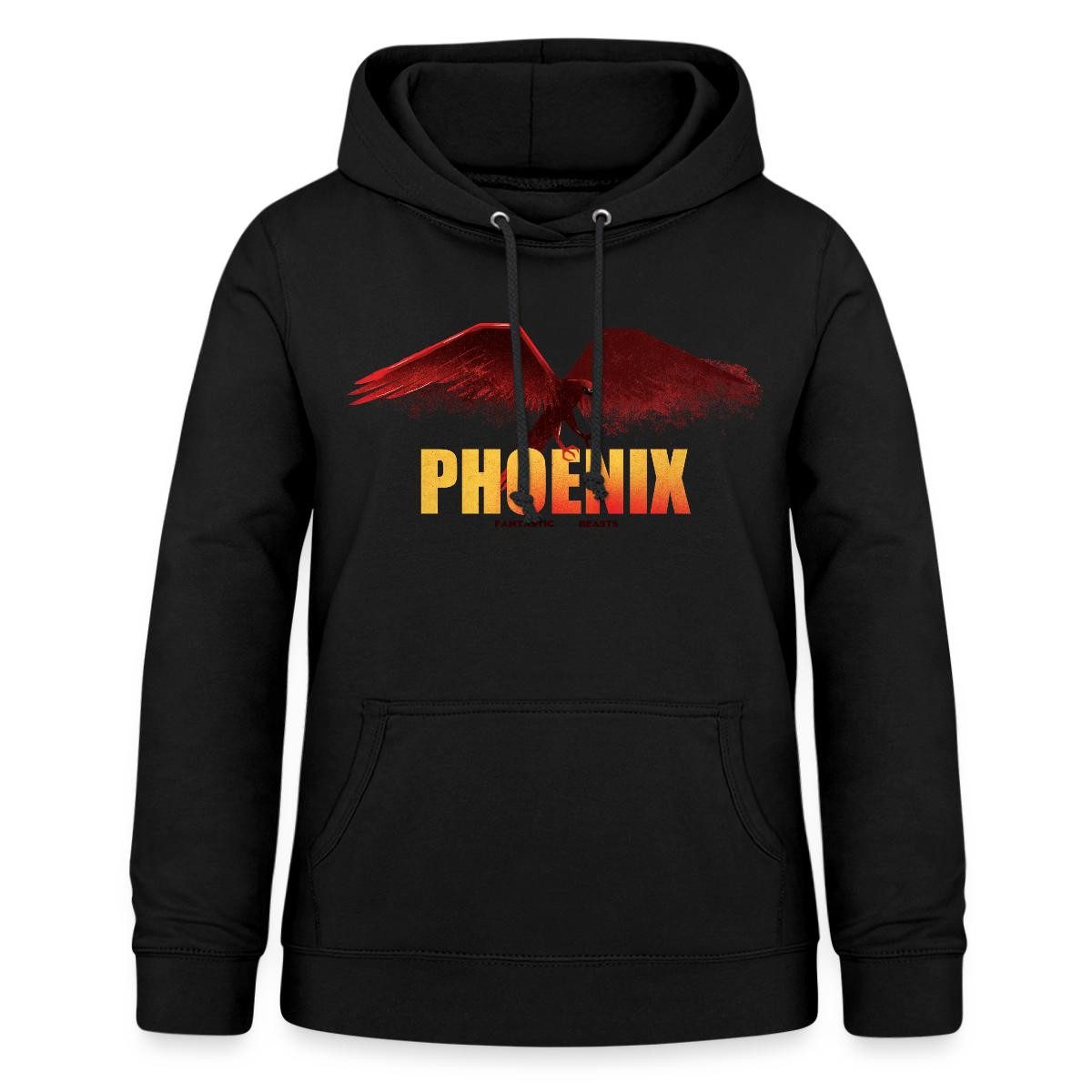 Spreadshirt Hoodie Phantastische Tierwesen 3 Phoenix Damen Hoodie (1-tlg)