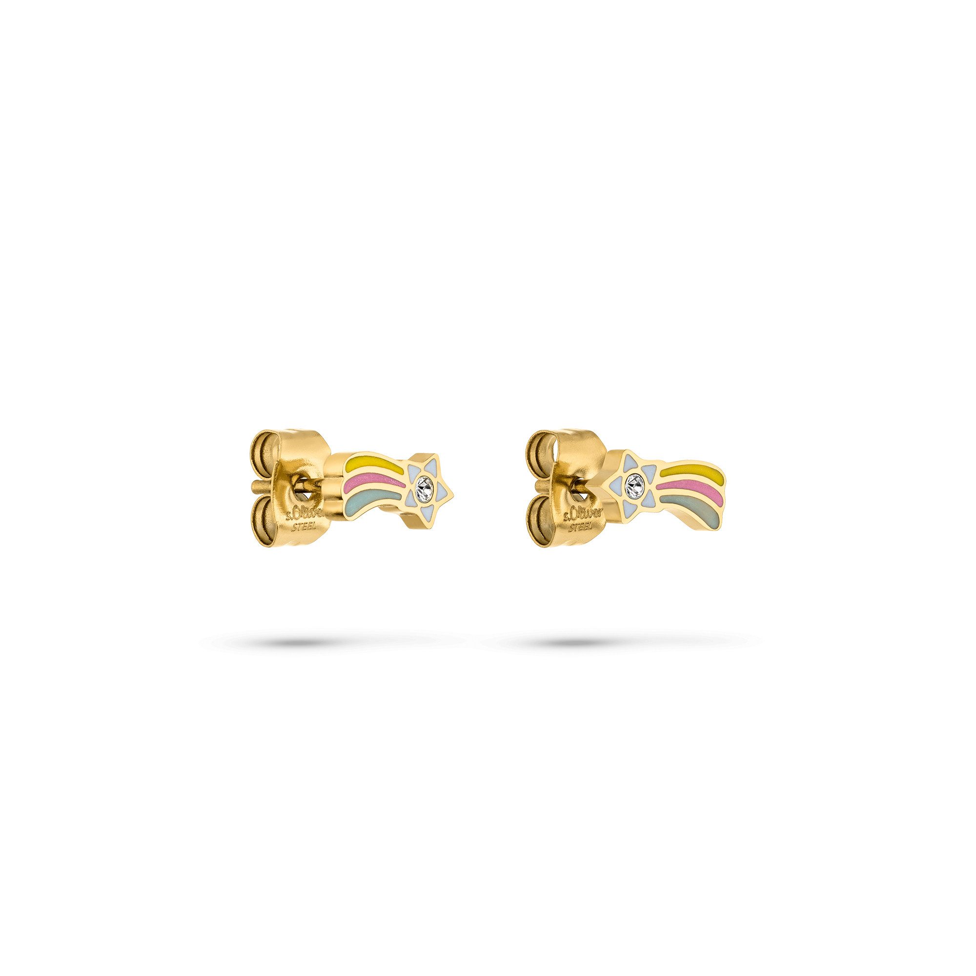 s.Oliver Paar Ohrstecker The Shooting Star Edelstahl