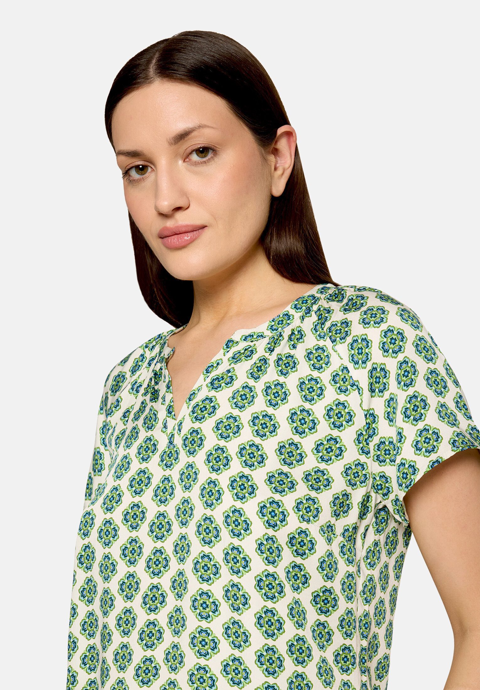 Cartoon Shirtbluse Damen mit Rüschen