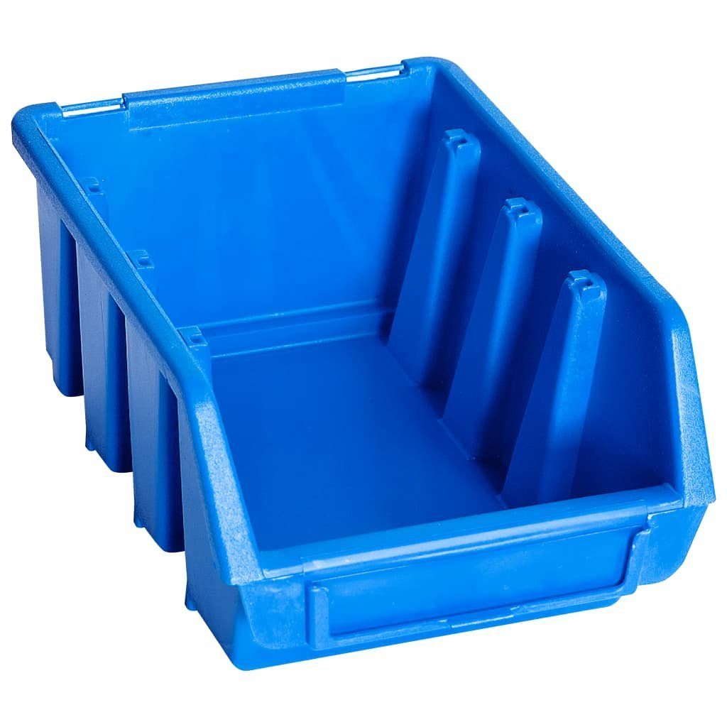Werkzeugbox Stapelboxen 20 Stk. Blau Kunststoff