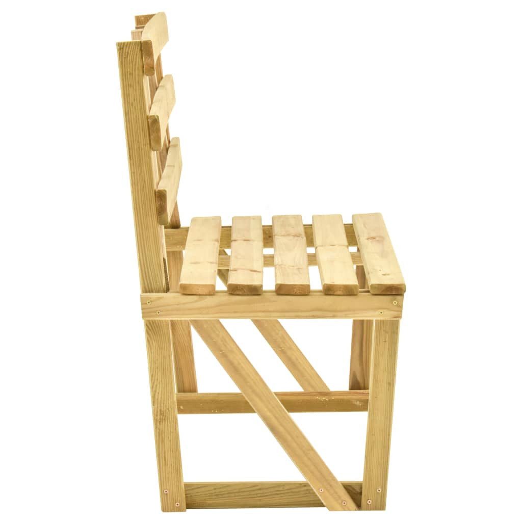 vidaXL Gartenbank Gartenbank 120 cm Kiefernholz Imprägniert (1-St)