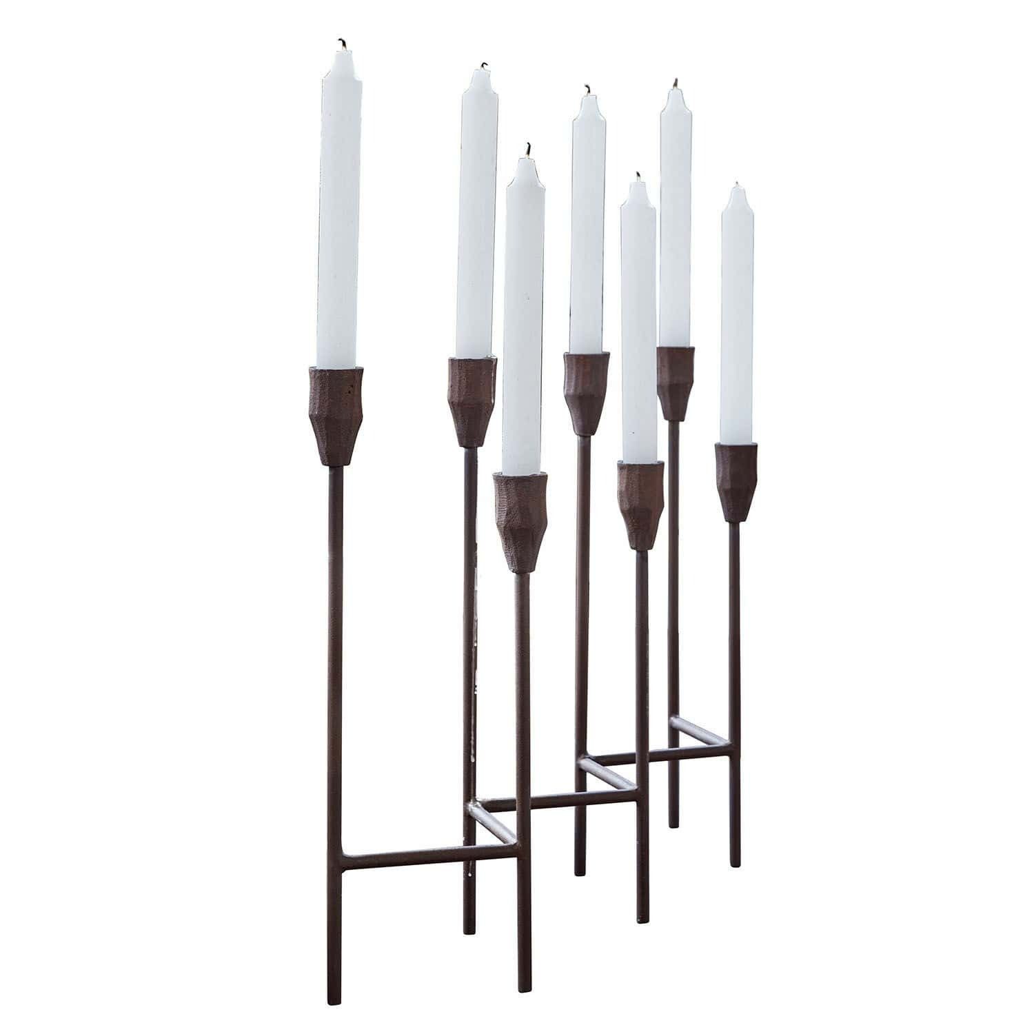 Mirabeau Kerzenständer Kerzenständer Brissande antikbraun