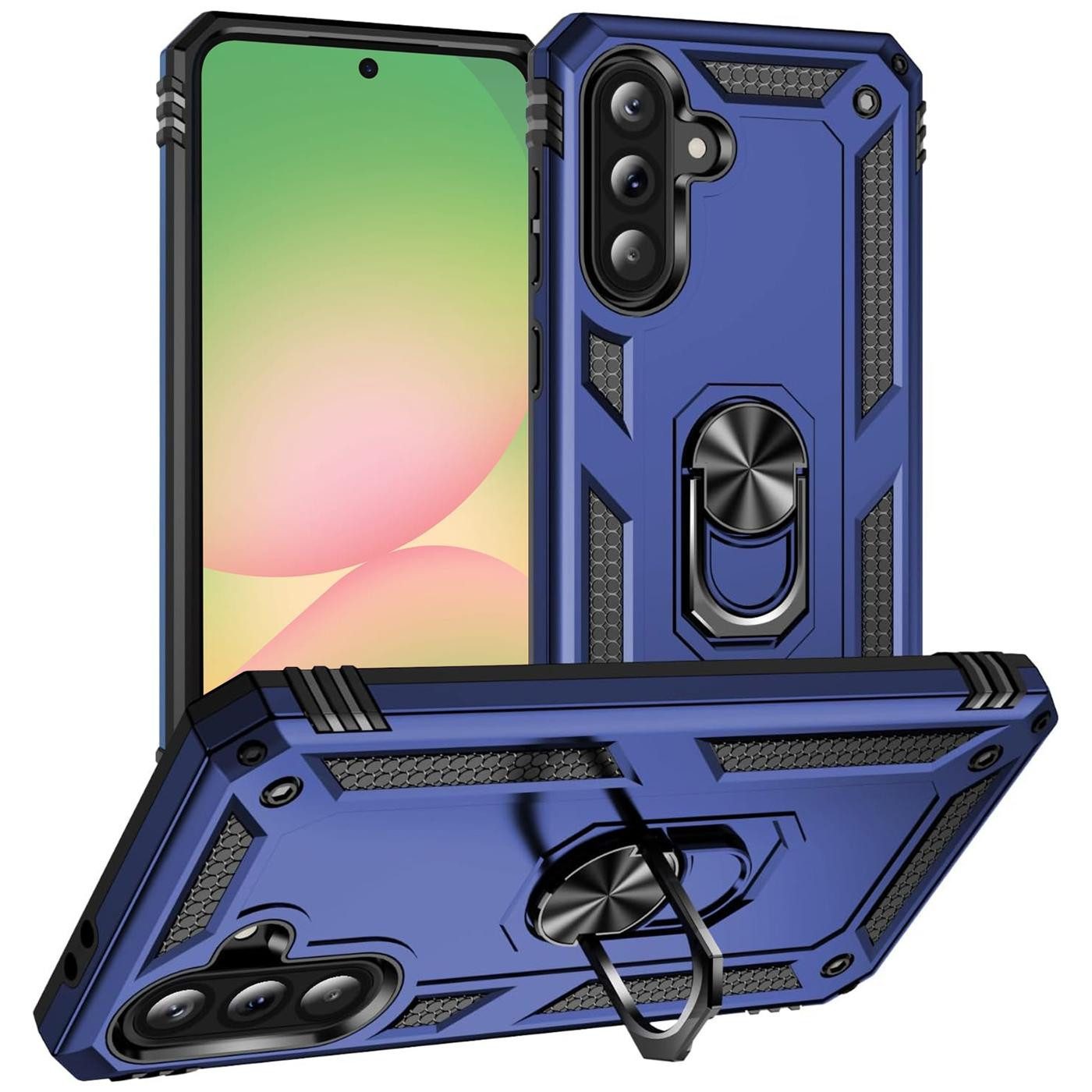 CoolGadget Handyhülle Armor Shield Case für Samsung Galaxy A57 5G 6,7 Zoll, Outdoor Cover mit Magnet Ringhalterung Handy Hülle für Samsung A57 5G