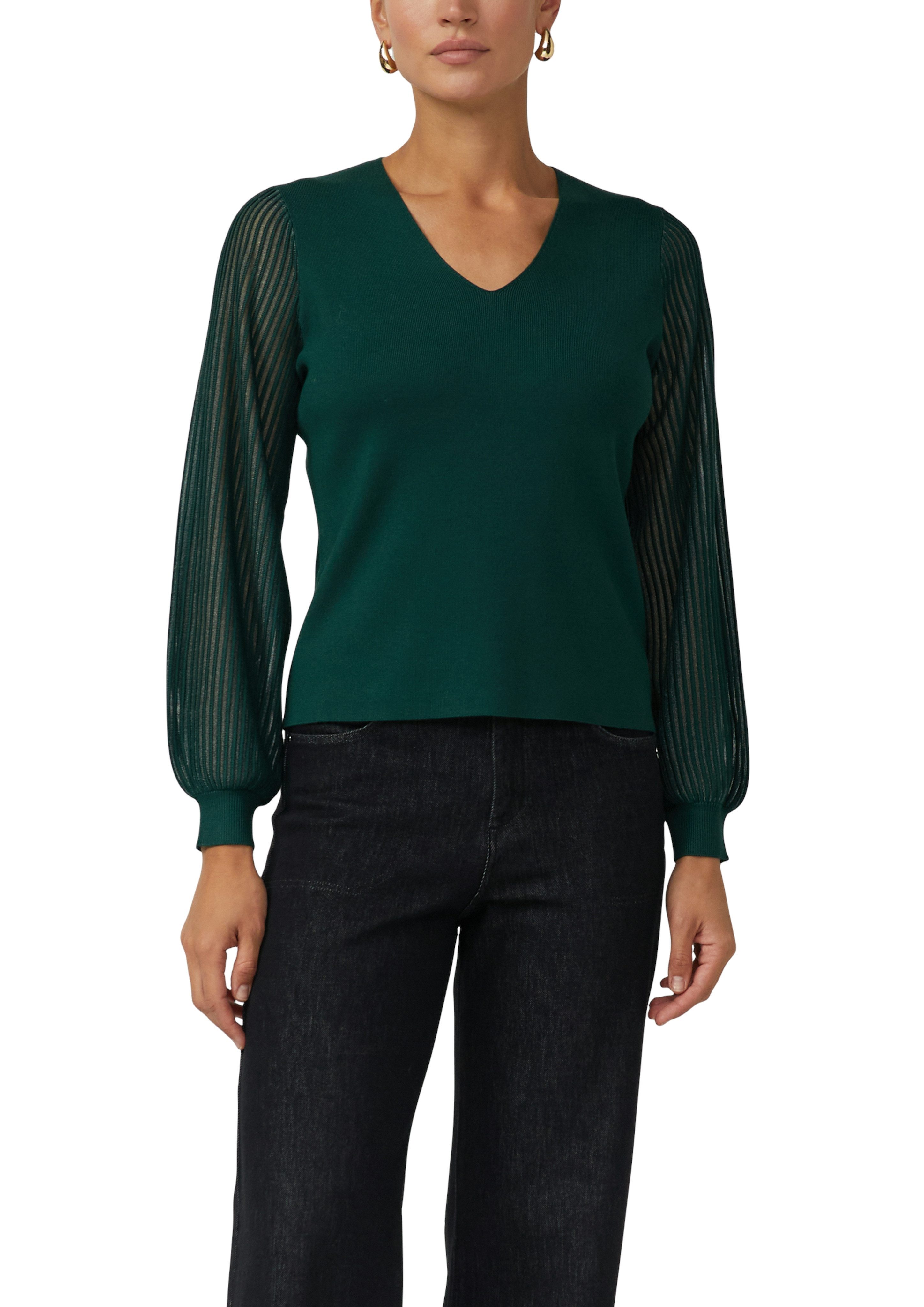 s.Oliver BLACK LABEL Strickpullover mit V-Ausschnitt