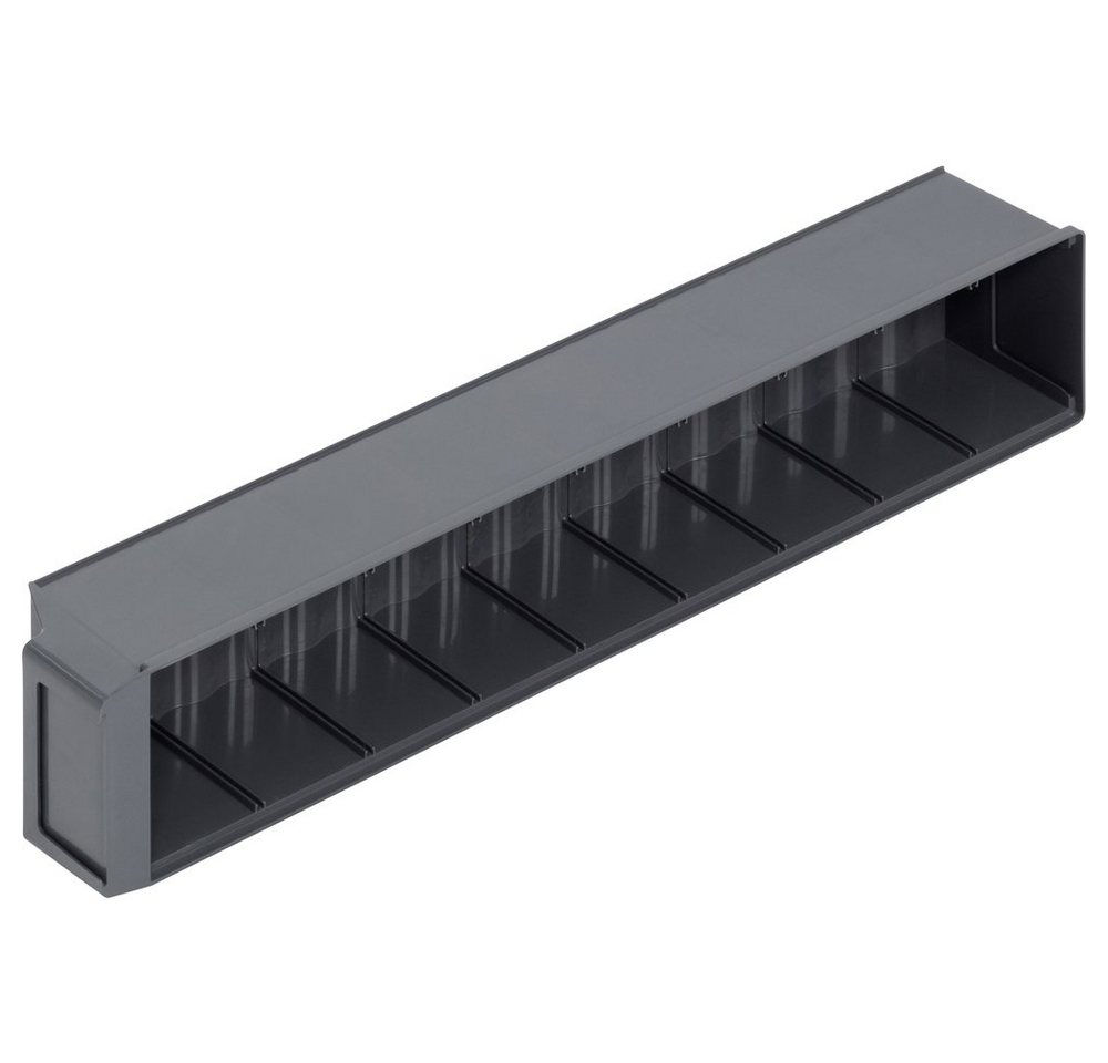 Thumbnail - ALUTEC München Aufbewahrungsbox Alutec 66031 Sichtlagerkasten (L x B x H) 500 x 91 x 81 mm Dunkelgr