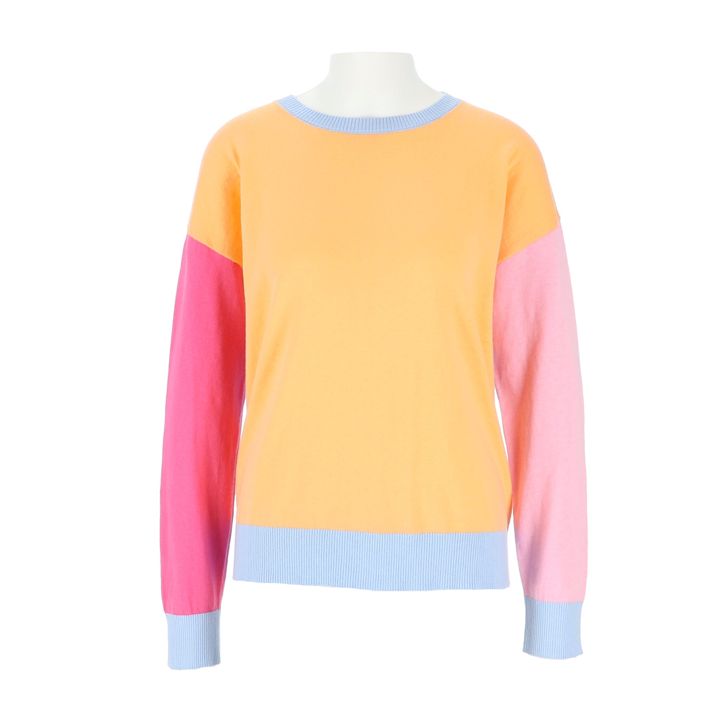 halsüberkopf Accessoires Strickpullover Color Block aus günstig online kaufen