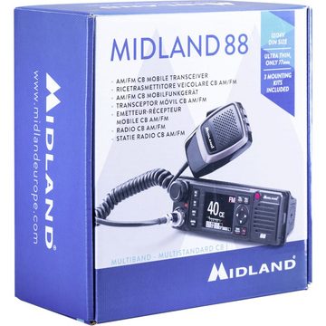 Midland Funkgerät Midland M 88 CB Multistandard M88 M-Serie C1435 CB-Funkgerät